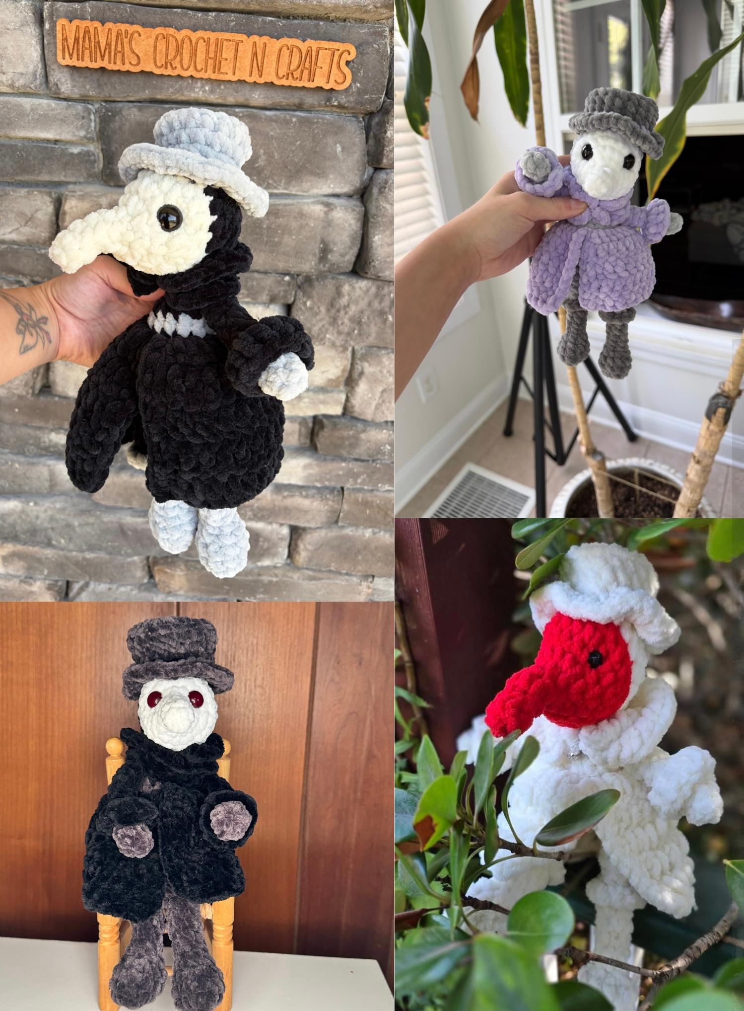 Plague Doctor Crochet pattern thumbnail 8