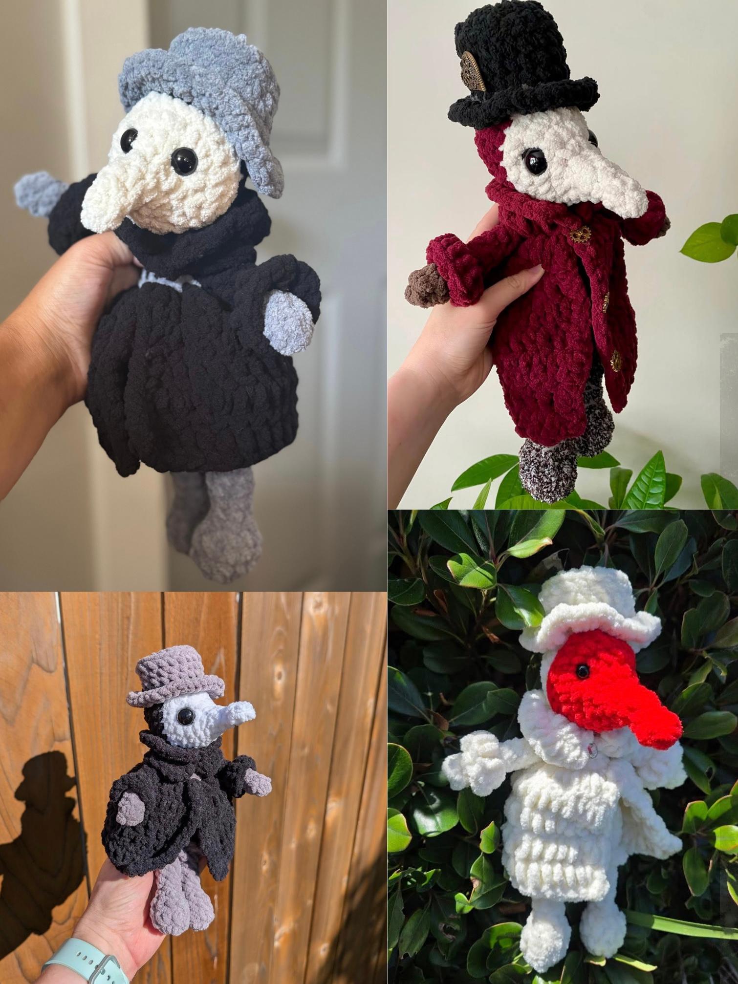 Plague Doctor Crochet pattern thumbnail 9
