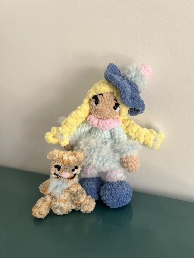 alice the witch | crochet witch pattern, amigurumi witch pattern, Halloween crochet pattern , crochet pattern, amigurumi thumbnail 6