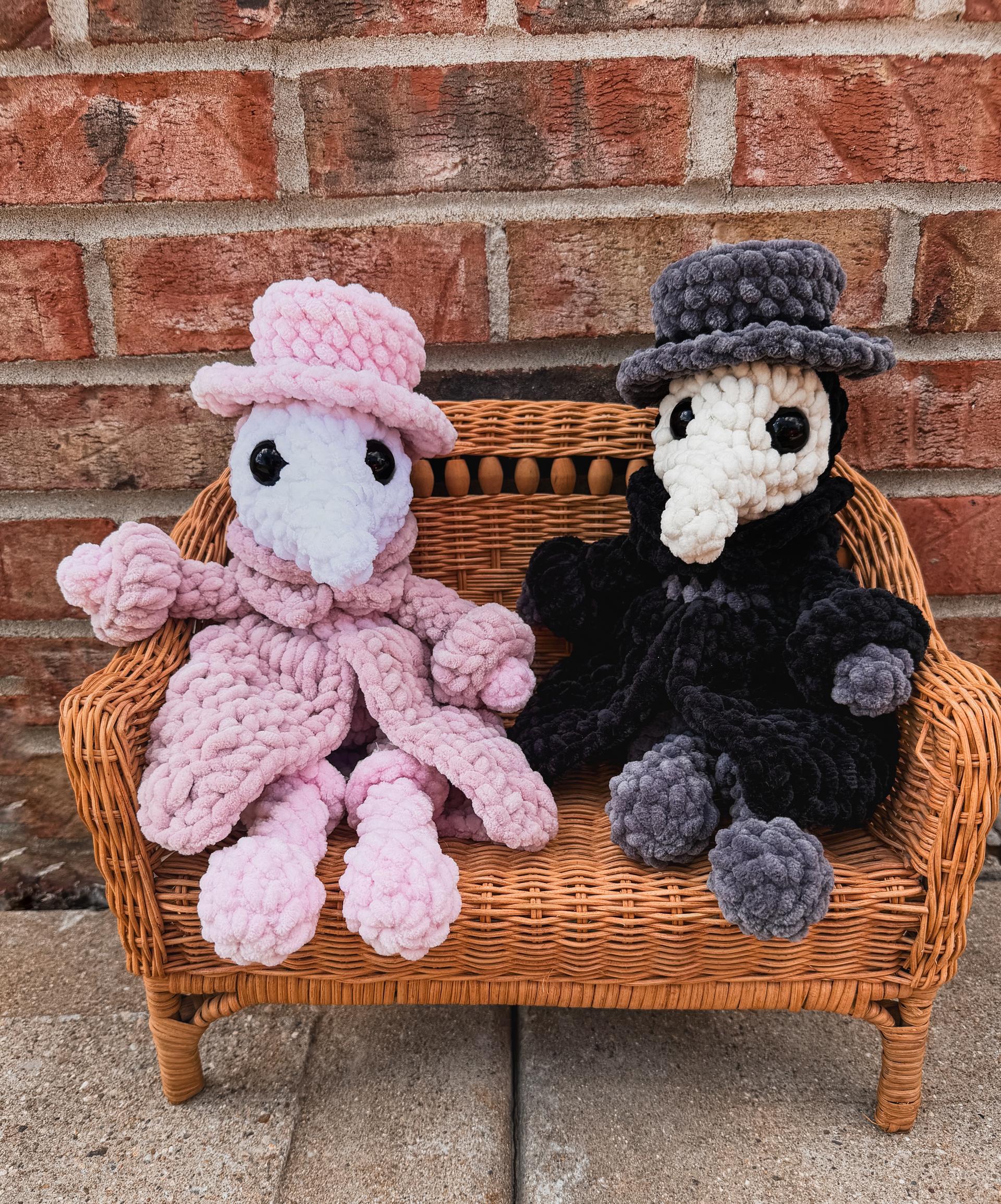 Plague Doctor Crochet pattern thumbnail 2