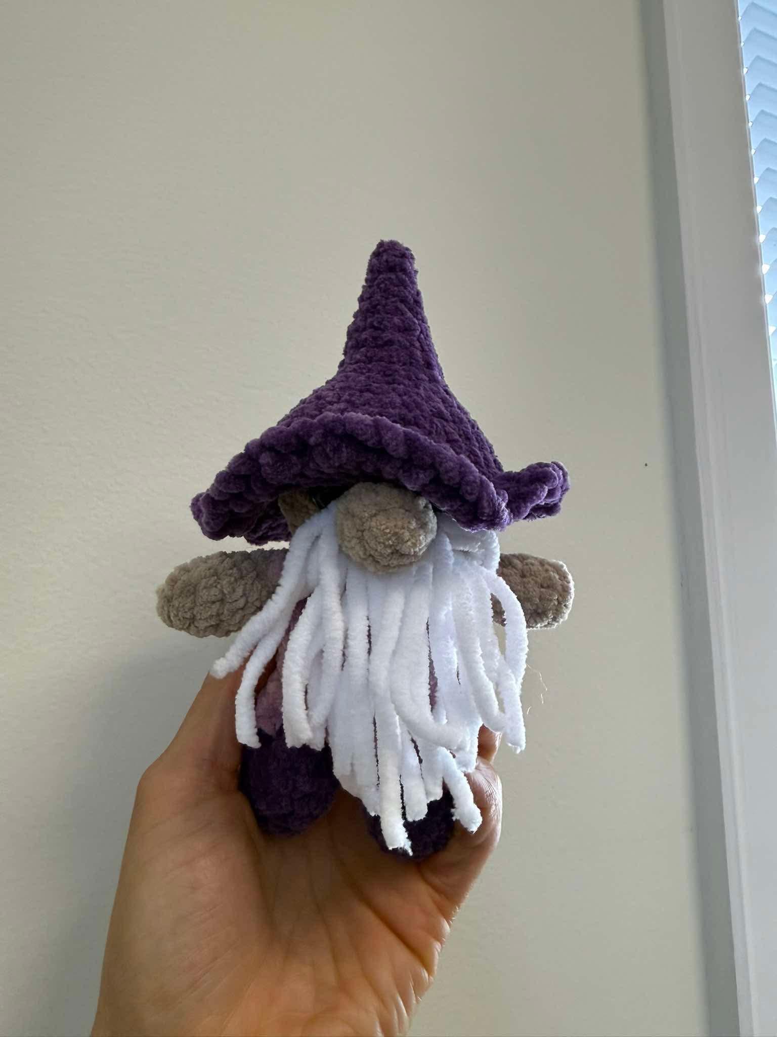 pip the gnome | crochet gnome pattern, low sew, crochet pattern, cottagecore, crochet chunky yarn pattern, plush crochet thumbnail 10