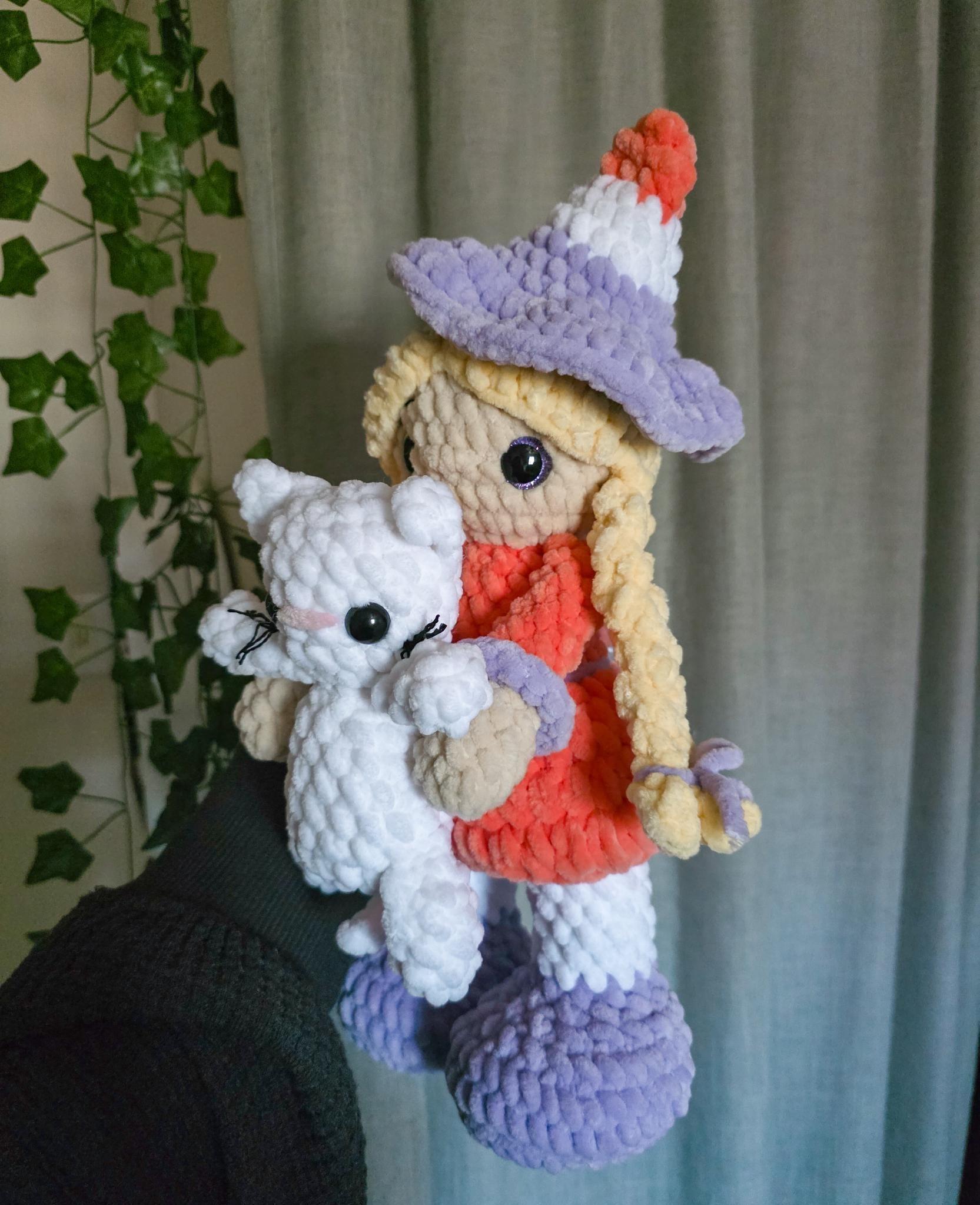 alice the witch | crochet witch pattern, amigurumi witch pattern, Halloween crochet pattern , crochet pattern, amigurumi thumbnail 3