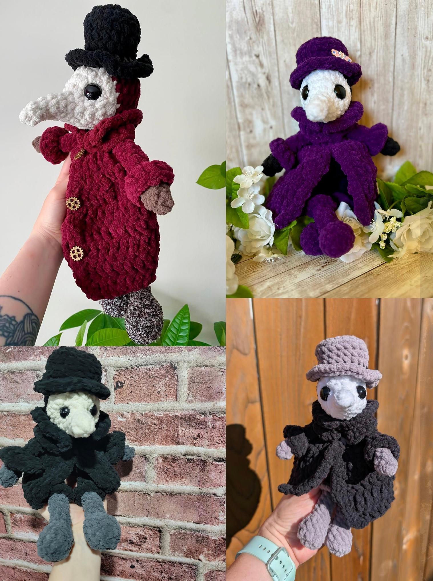 Plague Doctor Crochet pattern thumbnail 7