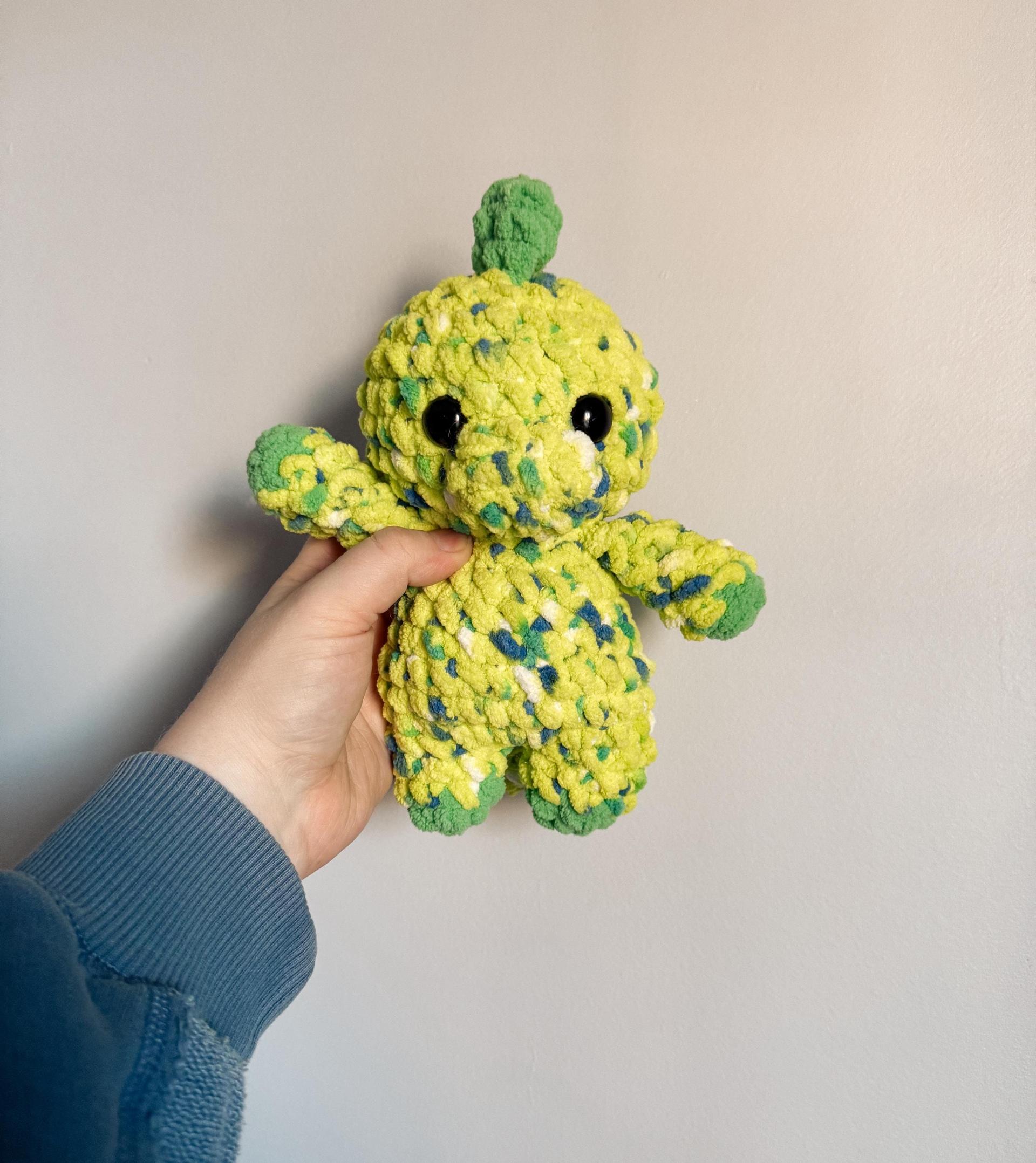 Itty belly dino - dino crochet pattern, crochet pattern, dino amigurumi, low sew, dinosaur crochet pattern, madelinemaec
