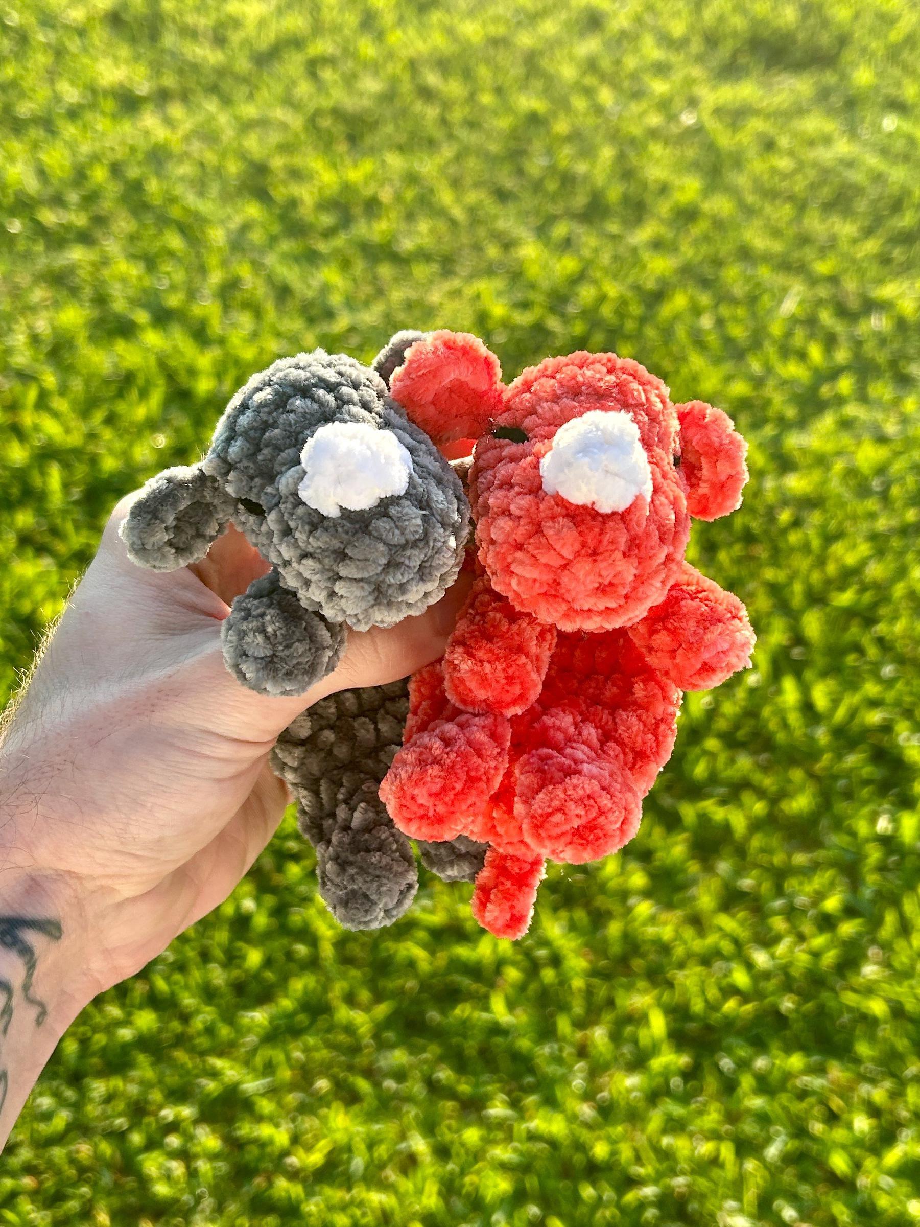 BUNDLE Penny the Mini Elephant & Mini Rhino No Sew Crochet Amigurumi Patterns thumbnail 5