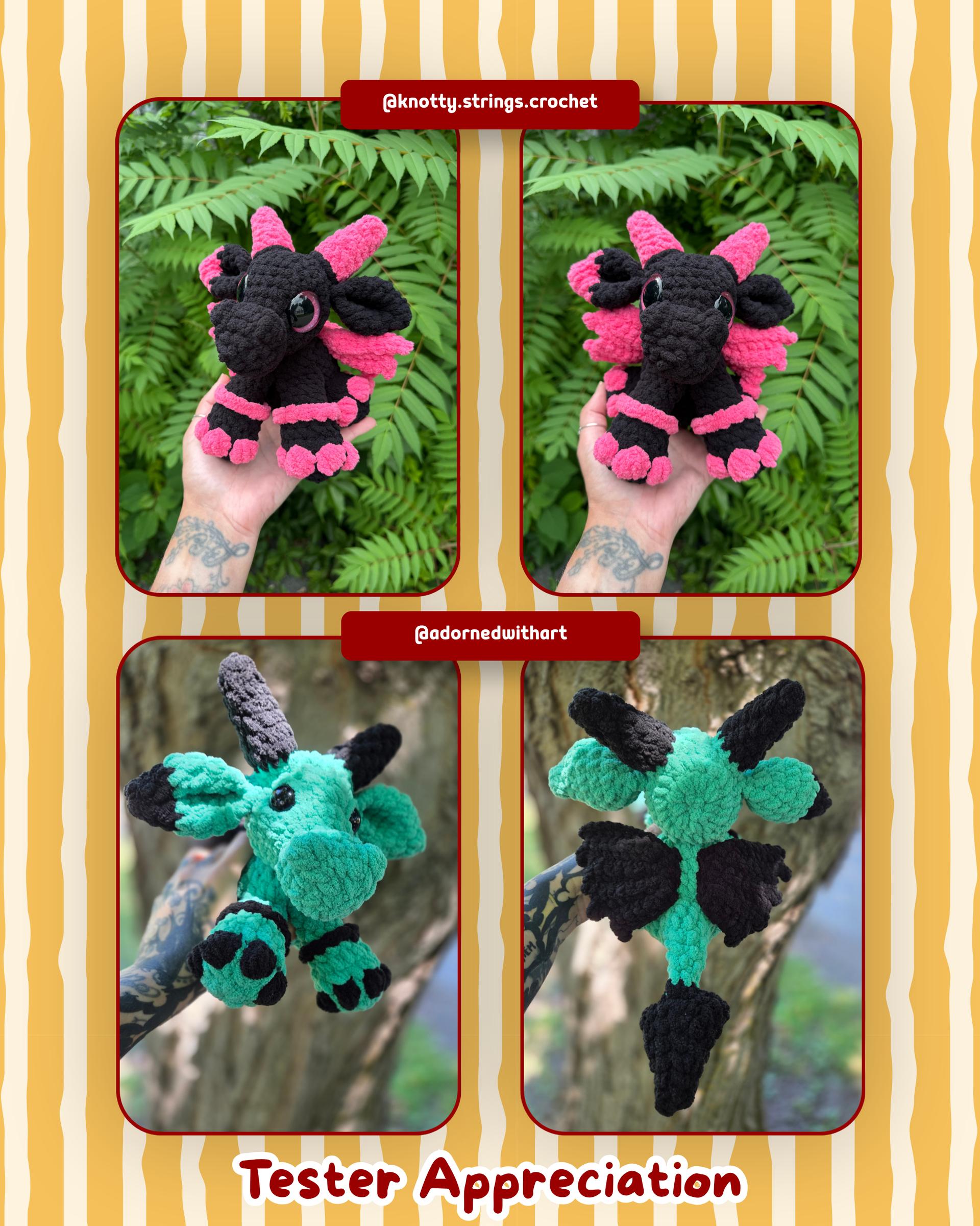 Rudy the Dragon Crochet Amigurumi Pattern thumbnail 6