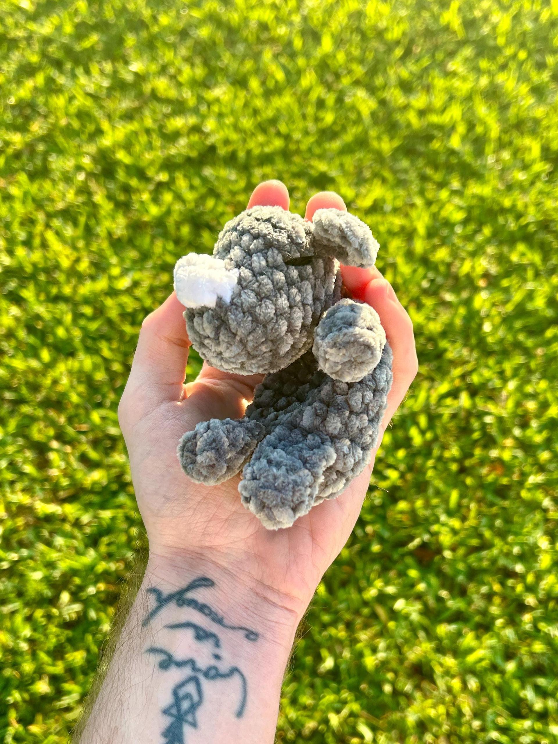 BUNDLE Penny the Mini Elephant & Mini Rhino No Sew Crochet Amigurumi Patterns thumbnail 3