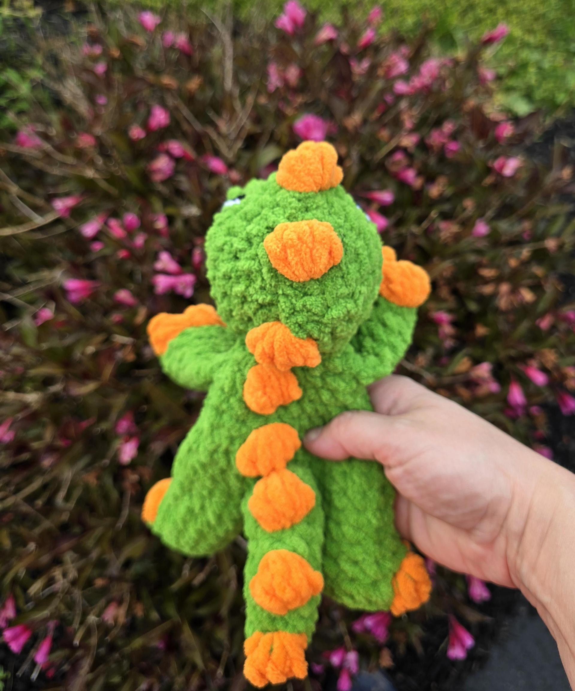 Crochet Timothy T Rex Snuggler thumbnail 3