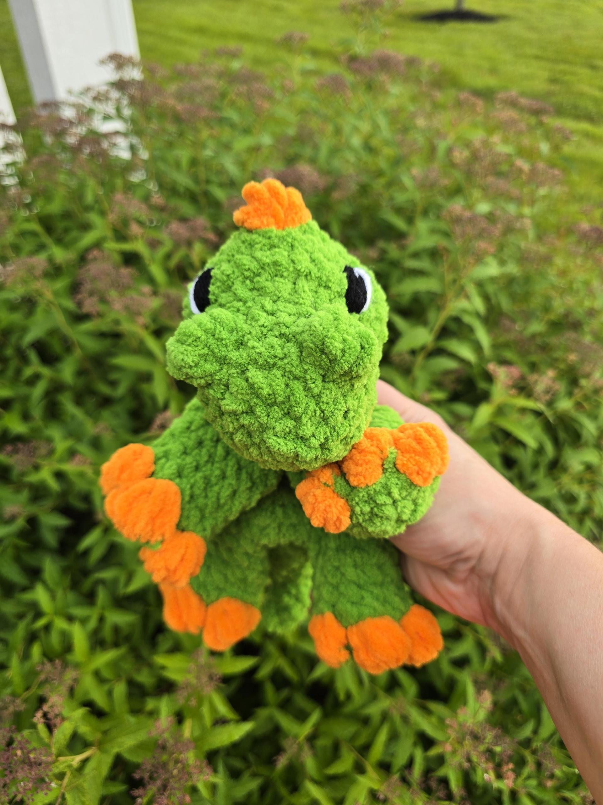 Crochet Timothy T Rex Snuggler thumbnail 7