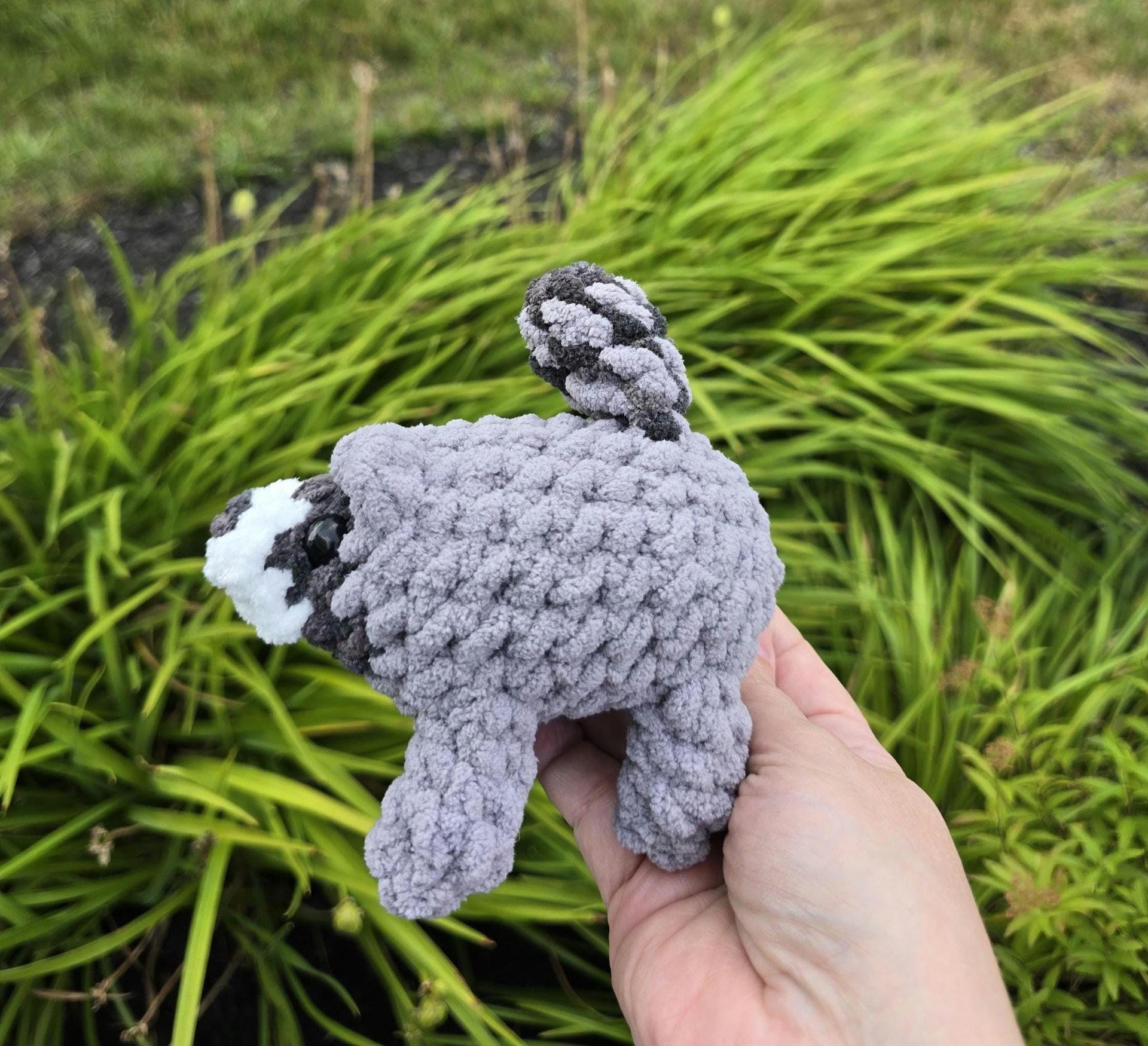 Crochet Jimothy the Raccoon Plushie thumbnail 3
