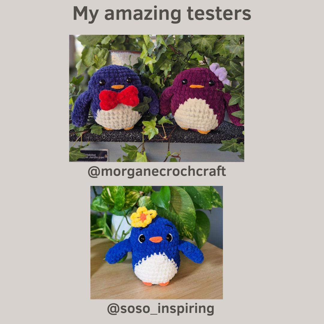 Chubby penguin no sew crochet pattern amigurumi PDF thumbnail 5