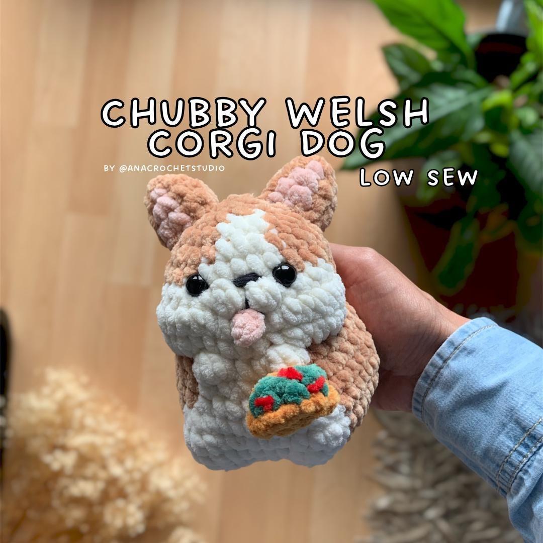 Chubby Dogs Low sew PDF Crochet pattern Amigurumi: Welsh Corgi and Bernese Mountain thumbnail 9