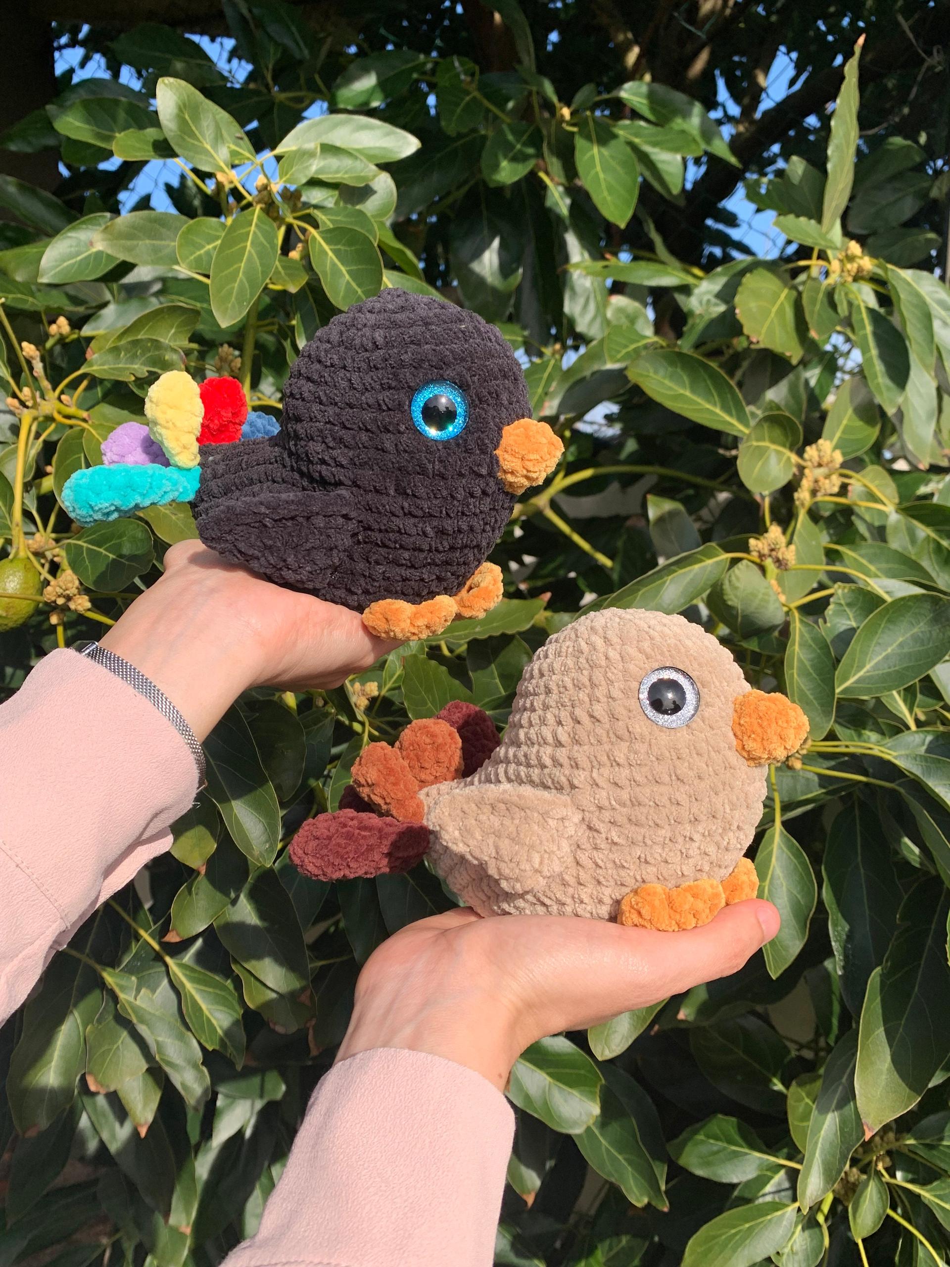 Chubby bird low sew crochet pattern amigurumi, PDF download, plushie pattern thumbnail 5