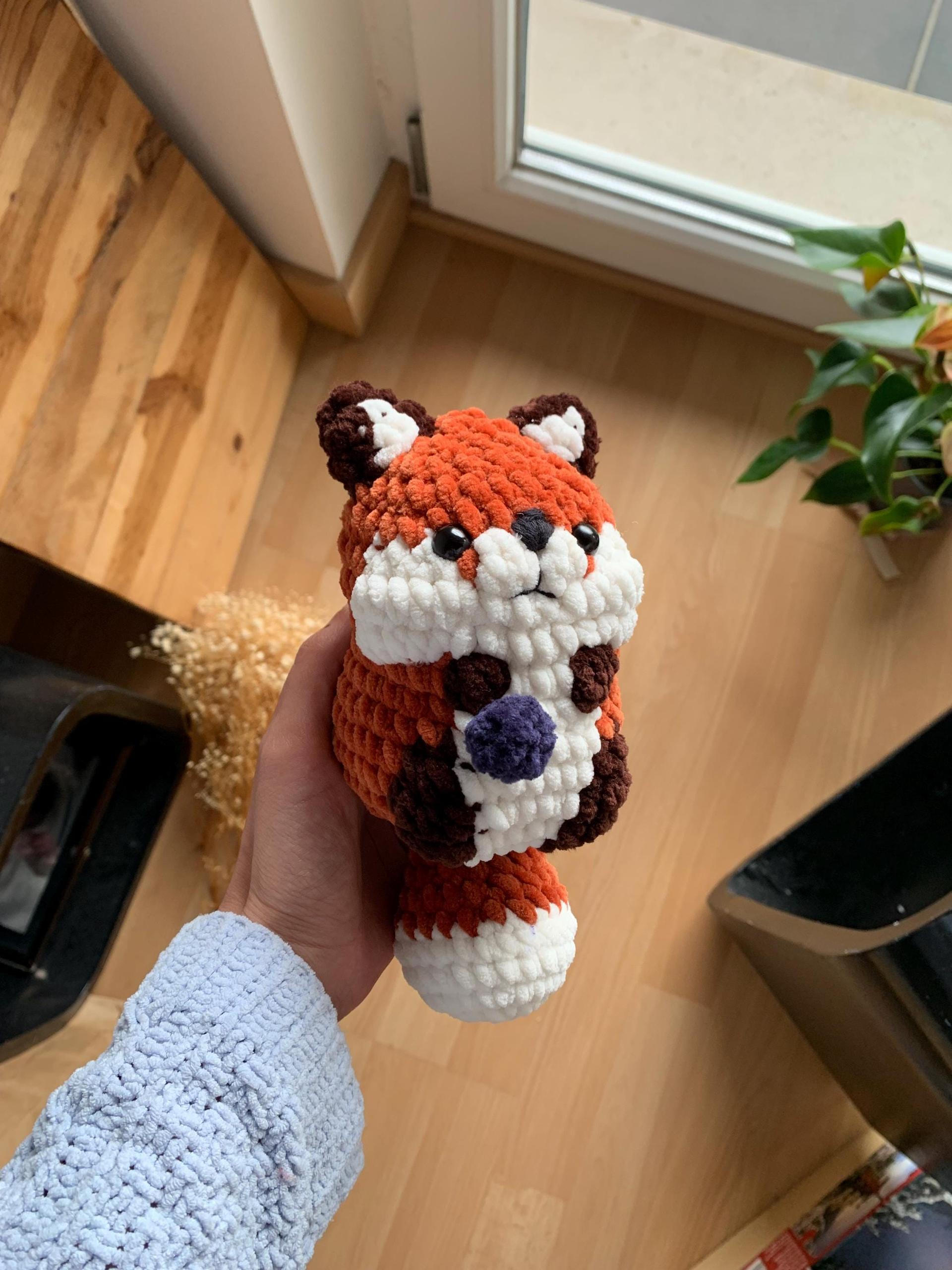 Chubby Fox Low sew PDF Crochet pattern Amigurumi thumbnail 6