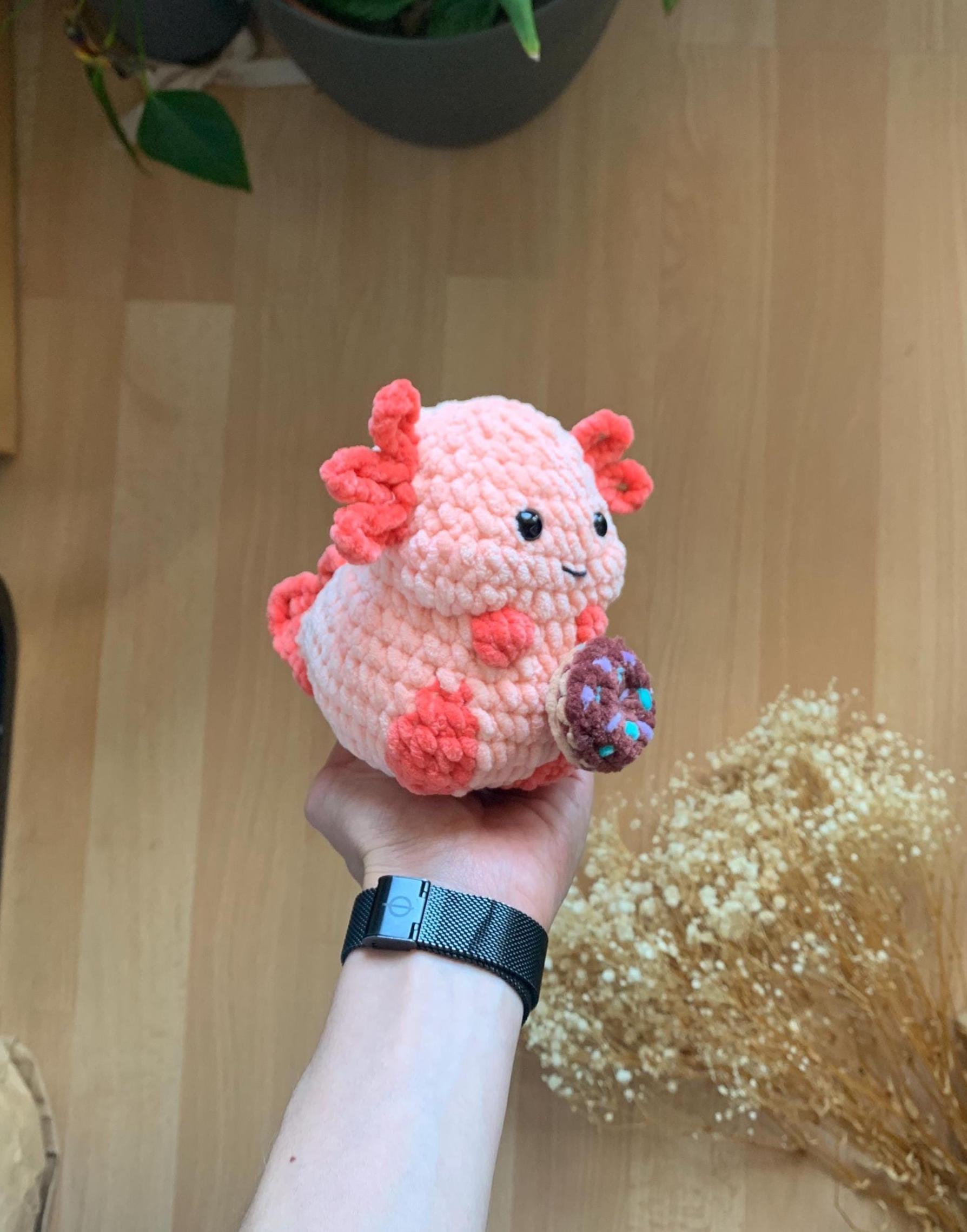 Axolotl and Dragon No - Low sew PDF Crochet pattern Chubby Amigurumi thumbnail 4