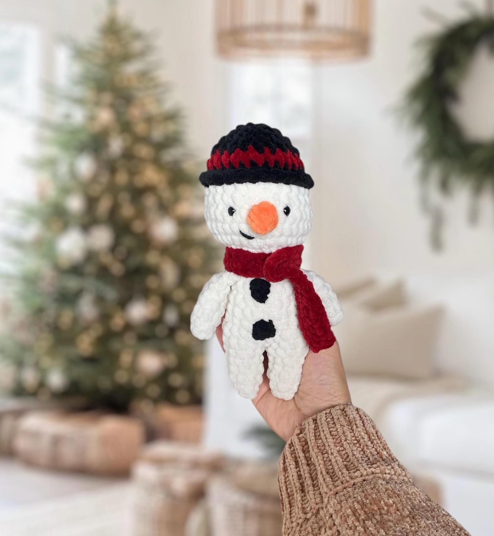 Snowman No sew PDF Crochet pattern Amigurumi thumbnail 3