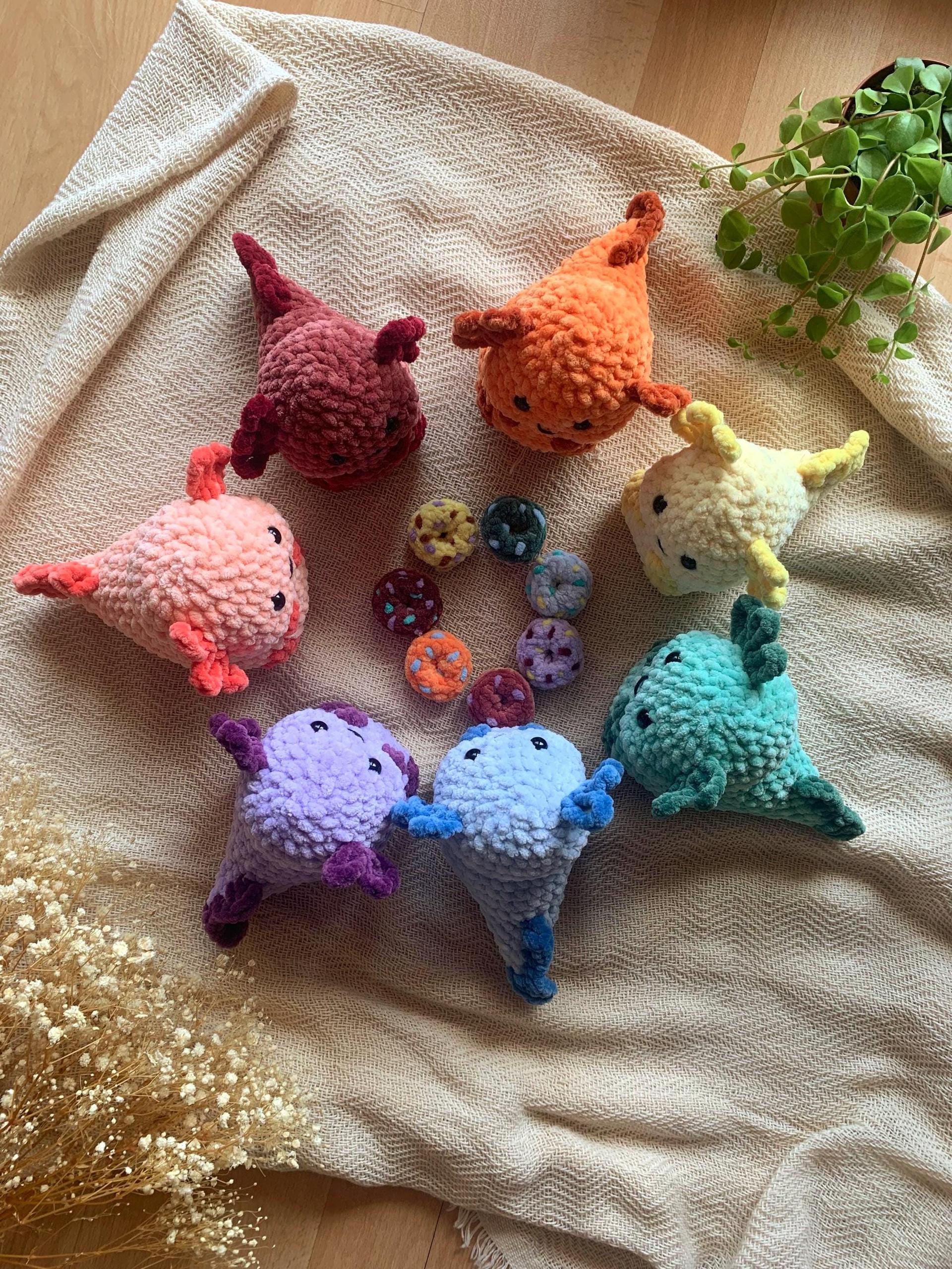 Chubby Axolotl No sew PDF Crochet pattern Amigurumi thumbnail 9