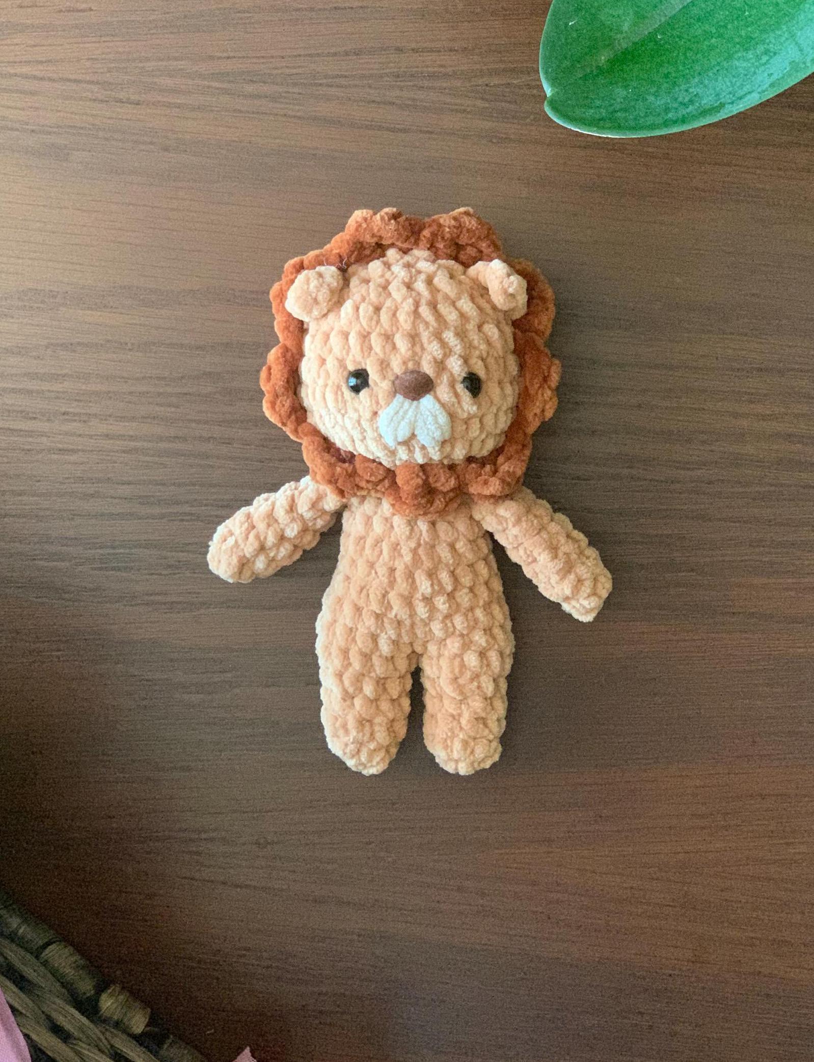 Lion Crochet Pattern No Sew – Beginner Amigurumi Plush Toy PDF, Easy Cute Animal thumbnail 4