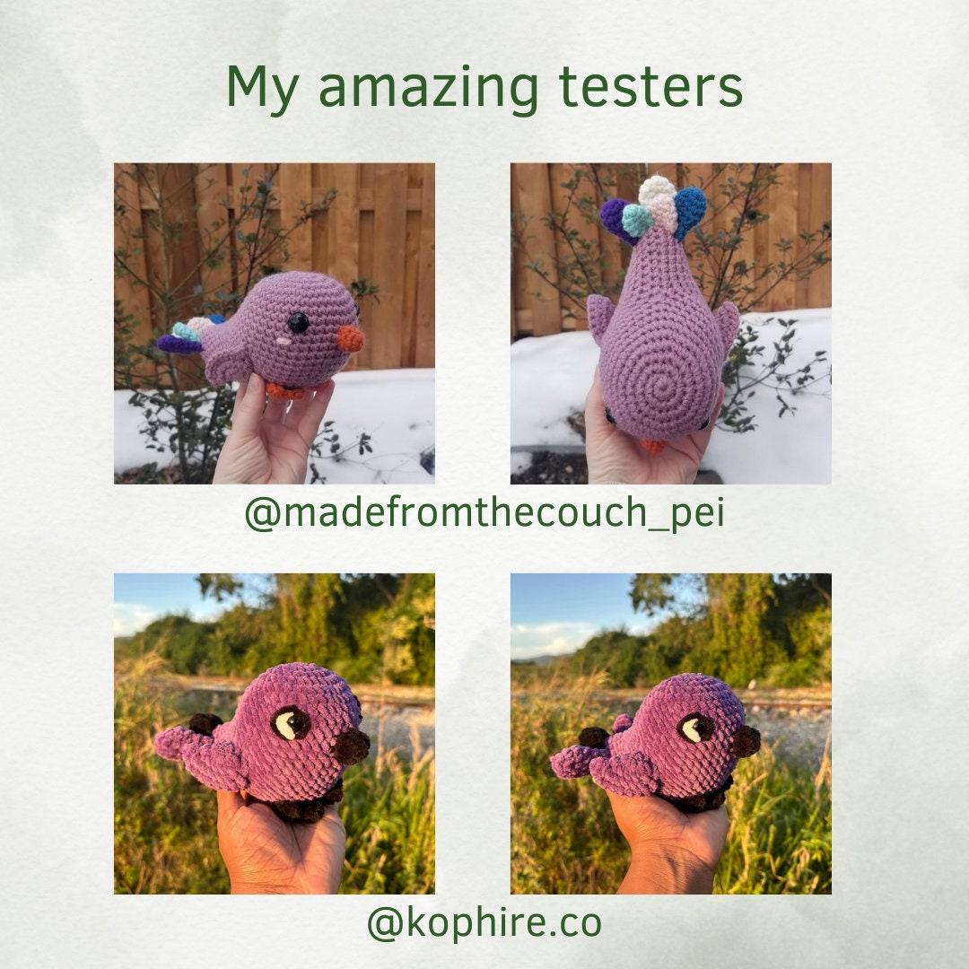 Chubby bird low sew crochet pattern amigurumi, PDF download, plushie pattern thumbnail 9