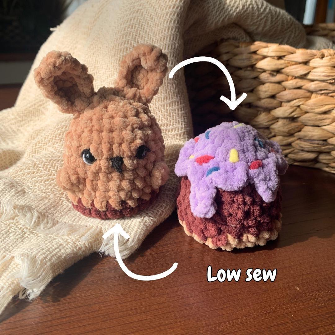Reversible Easter Eggs Amigurumi PDF Crochet pattern bunny chick Flip thumbnail 2