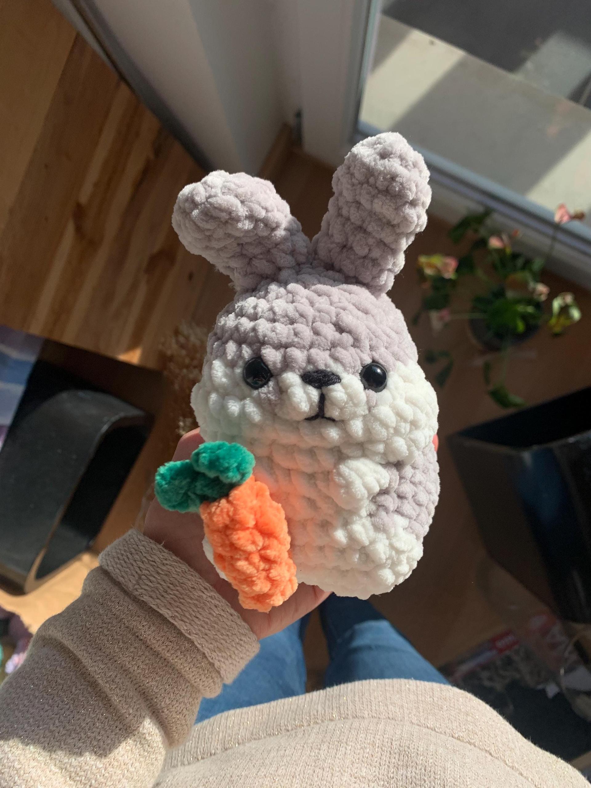 Chubby Easter Bunny and Chick Low - No sew PDF Crochet pattern Chubby Amigurumi thumbnail 5