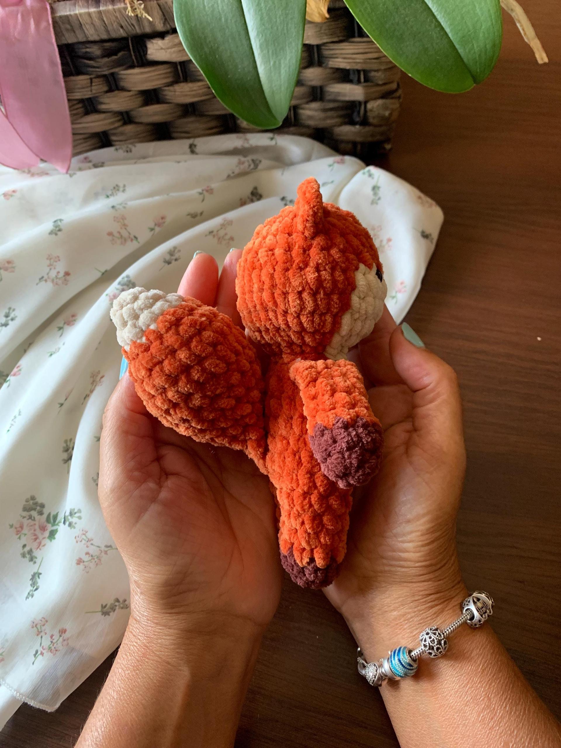 Fox and Raccoon Crochet Pattern No Sew – Beginner Amigurumi Plush Toy PDF, Easy Cute Animal thumbnail 5