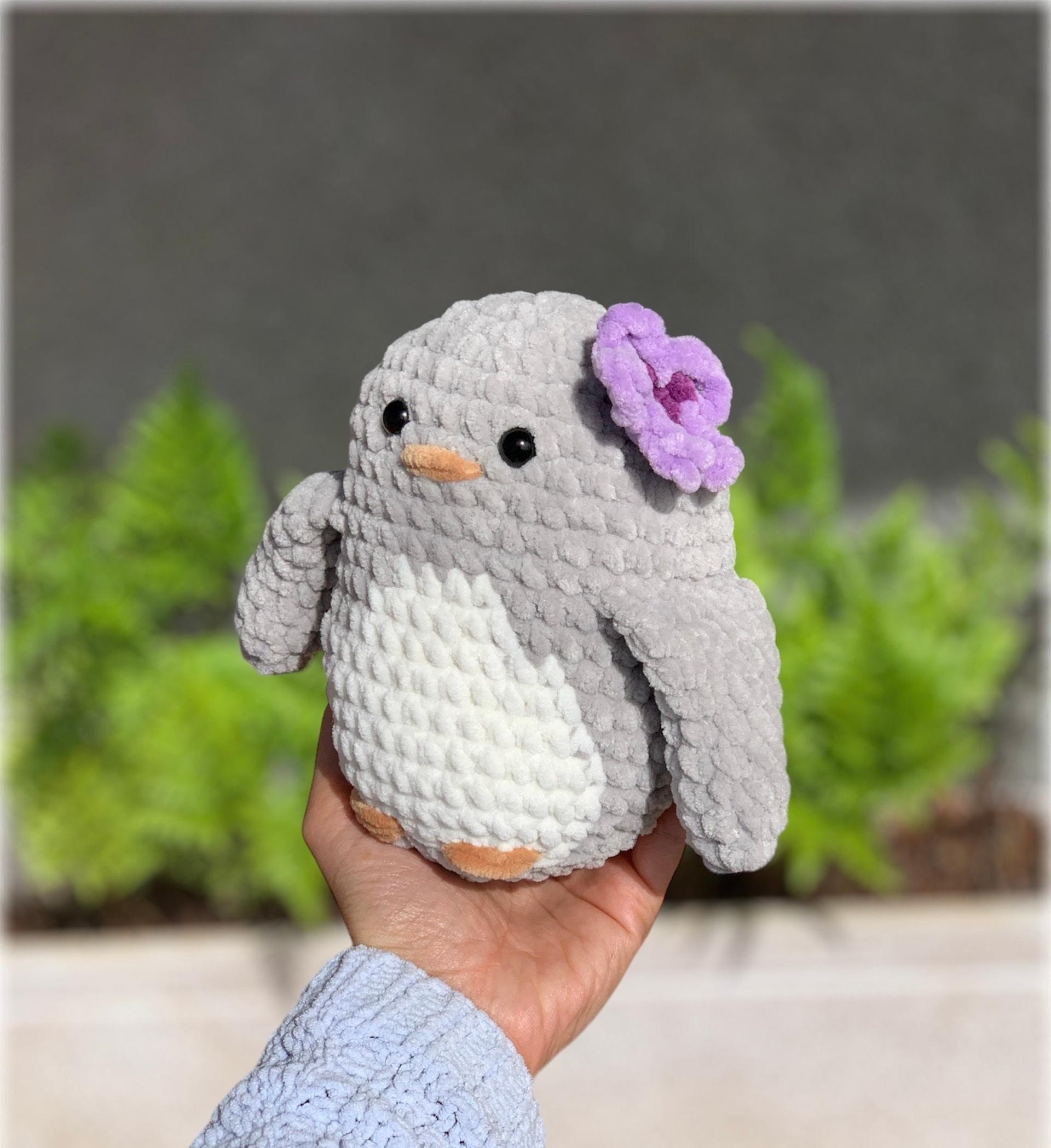Chubby penguin no sew crochet pattern amigurumi PDF thumbnail 3