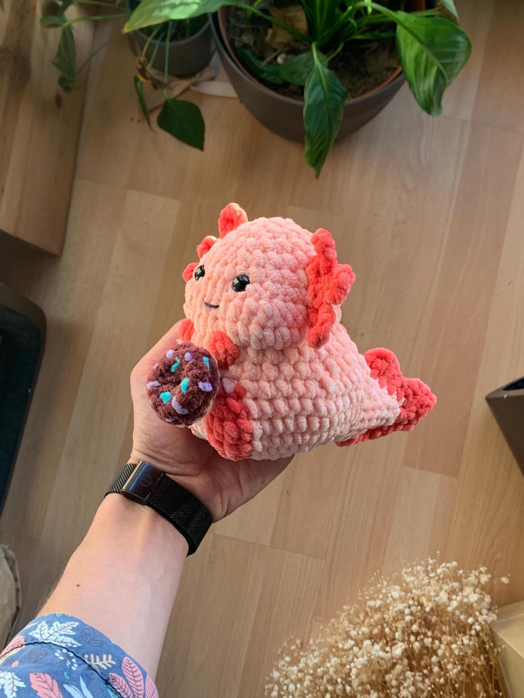 Axolotl and Dragon No - Low sew PDF Crochet pattern Chubby Amigurumi thumbnail 5