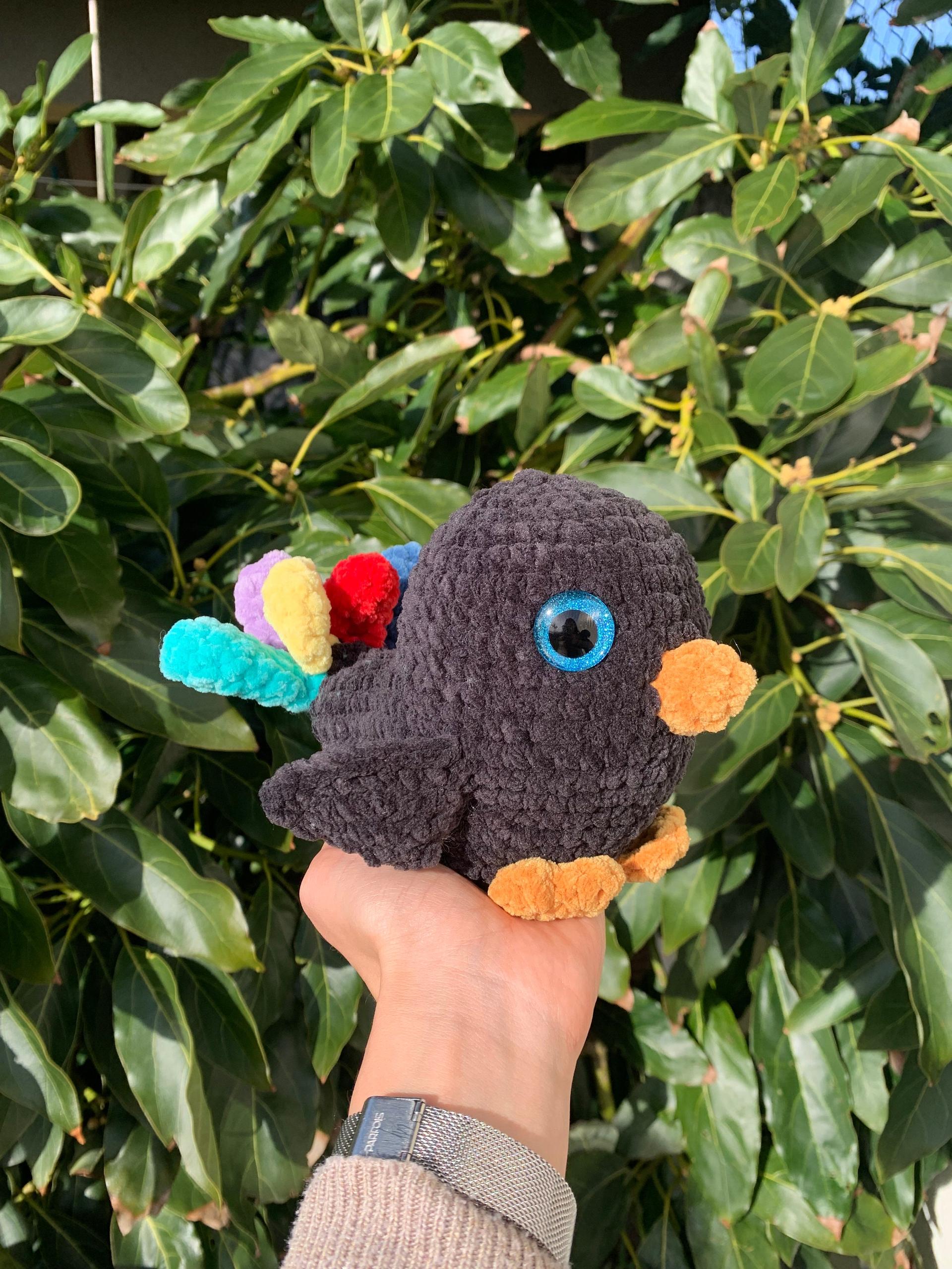 Chubby bird low sew crochet pattern amigurumi, PDF download, plushie pattern thumbnail 2