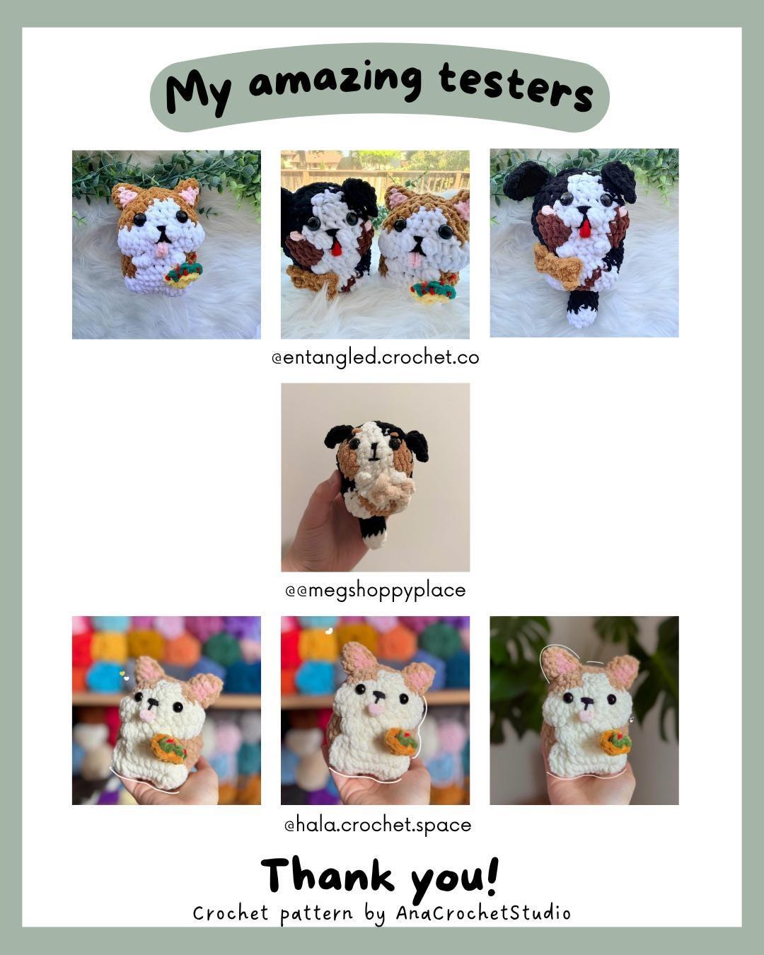 Chubby Dogs Low sew PDF Crochet pattern Amigurumi: Welsh Corgi and Bernese Mountain thumbnail 7