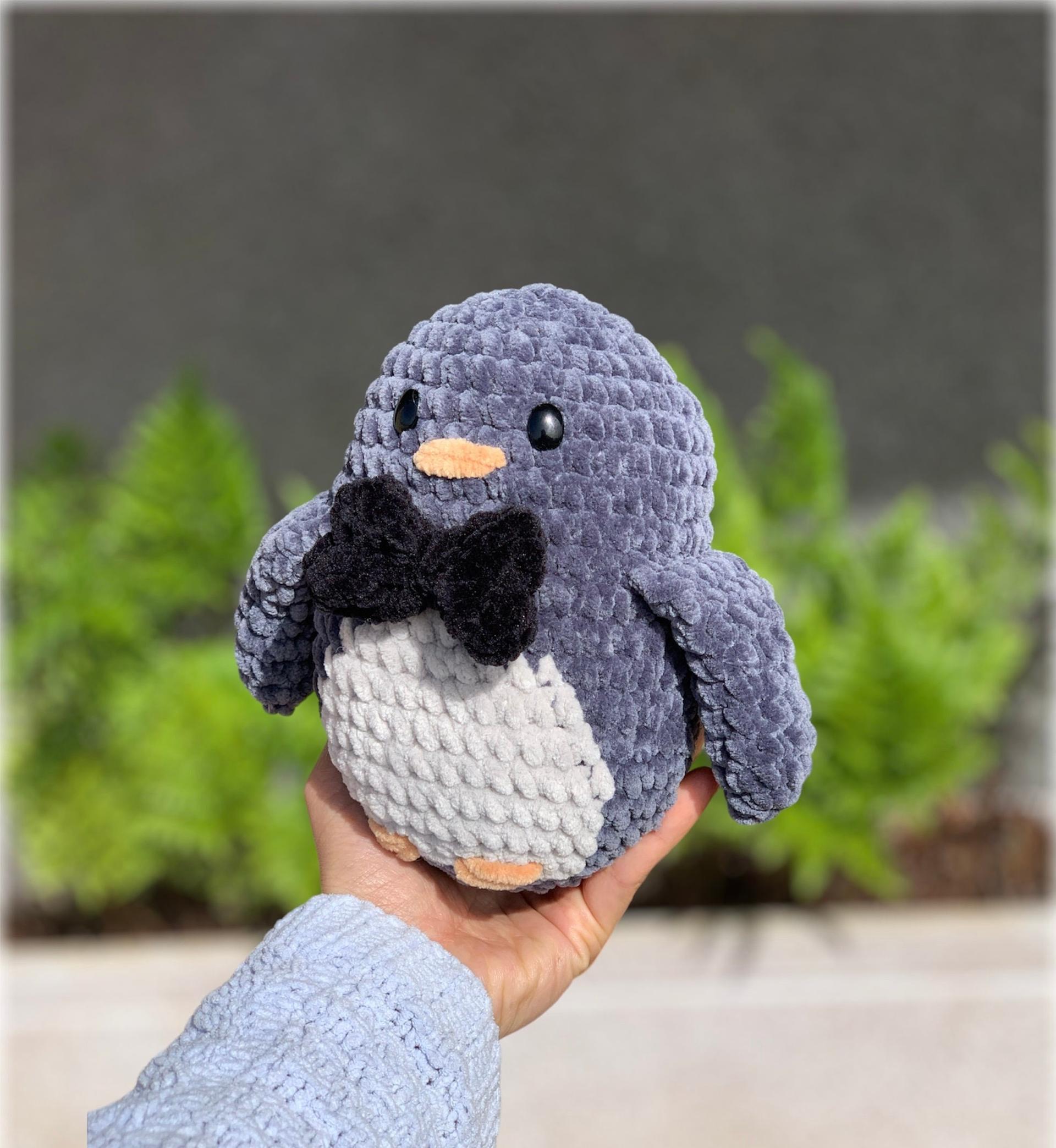 Chubby penguin no sew crochet pattern amigurumi PDF thumbnail 2