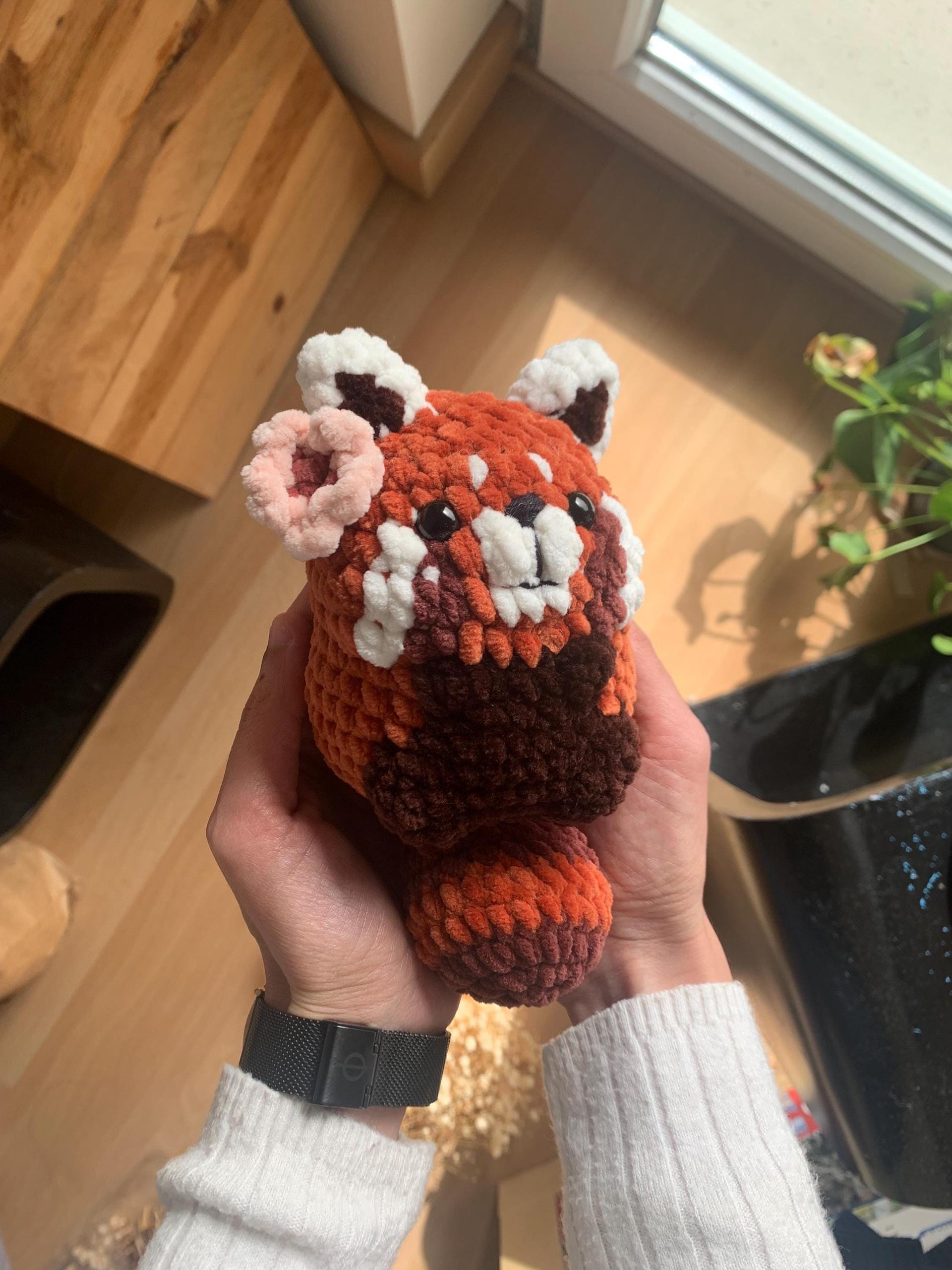 Chubby Red Panda Low sew PDF Crochet pattern Amigurumi thumbnail 4