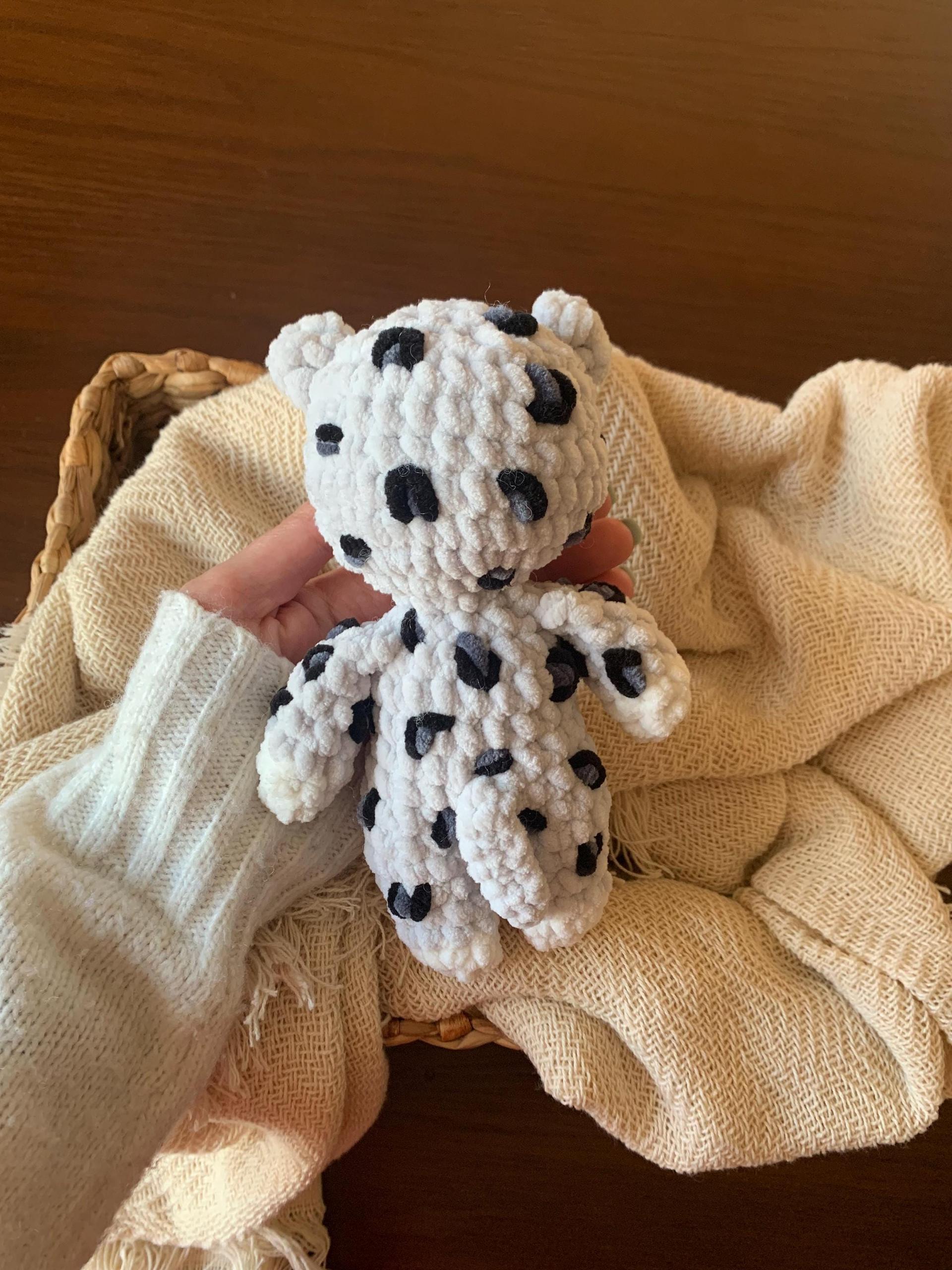 Snow Leopard No sew PDF Crochet pattern Amigurumi thumbnail 4
