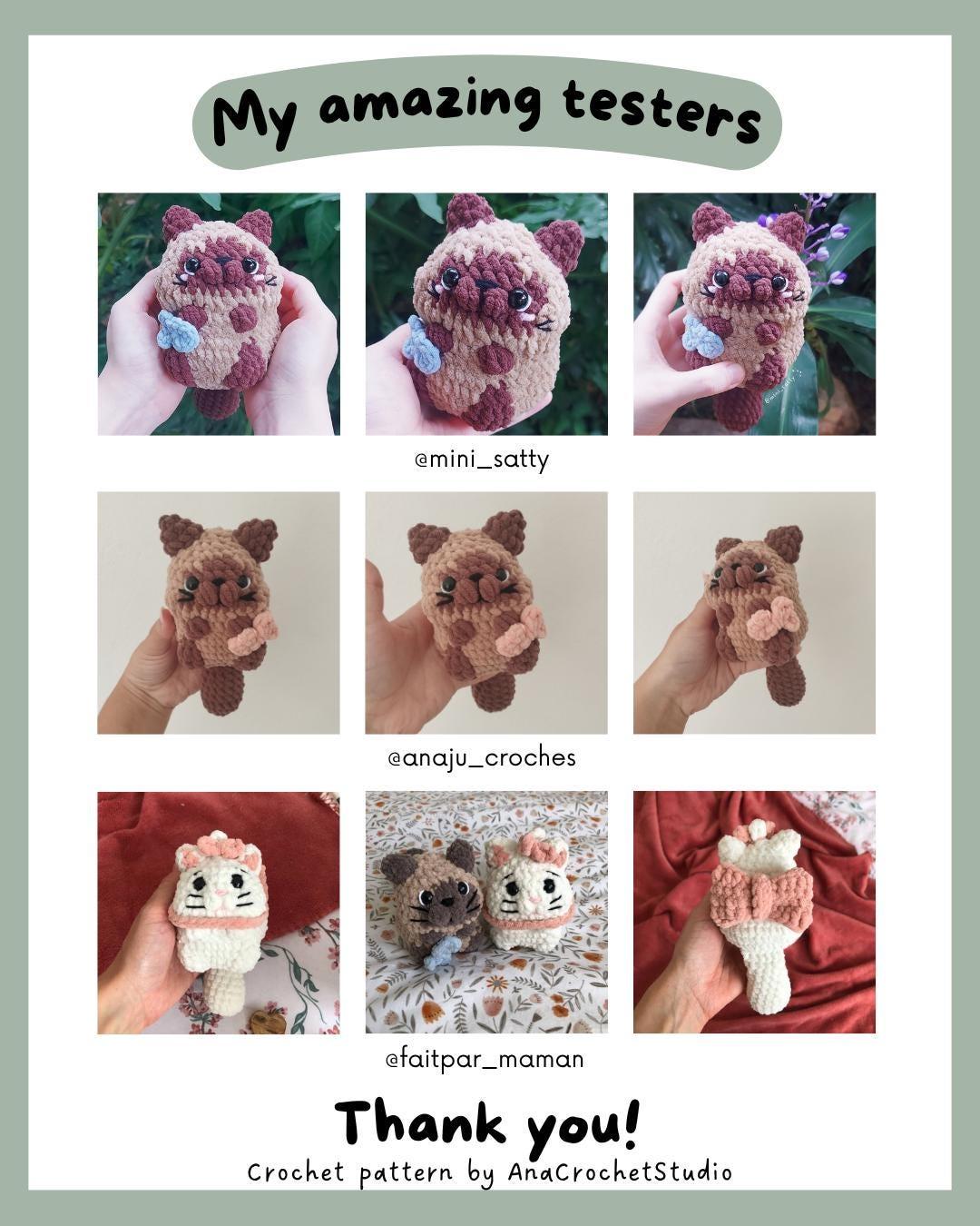 Chubby Cats Low sew PDF Crochet pattern Amigurumi thumbnail 9