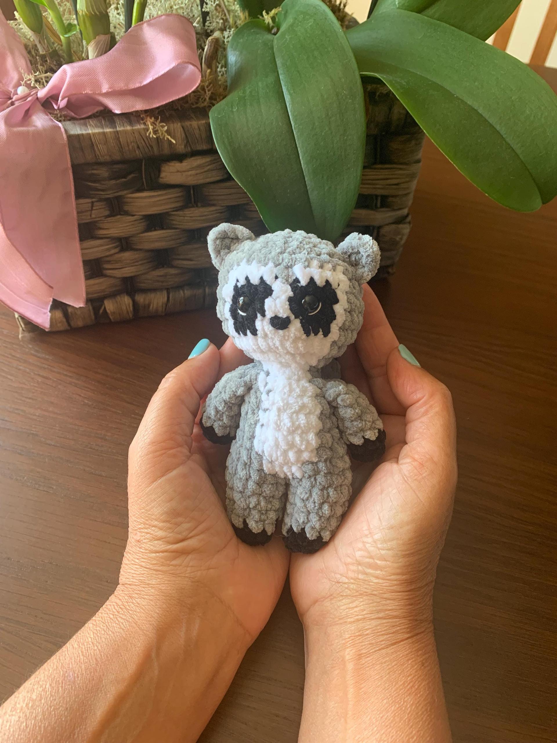Fox and Raccoon Crochet Pattern No Sew – Beginner Amigurumi Plush Toy PDF, Easy Cute Animal thumbnail 8