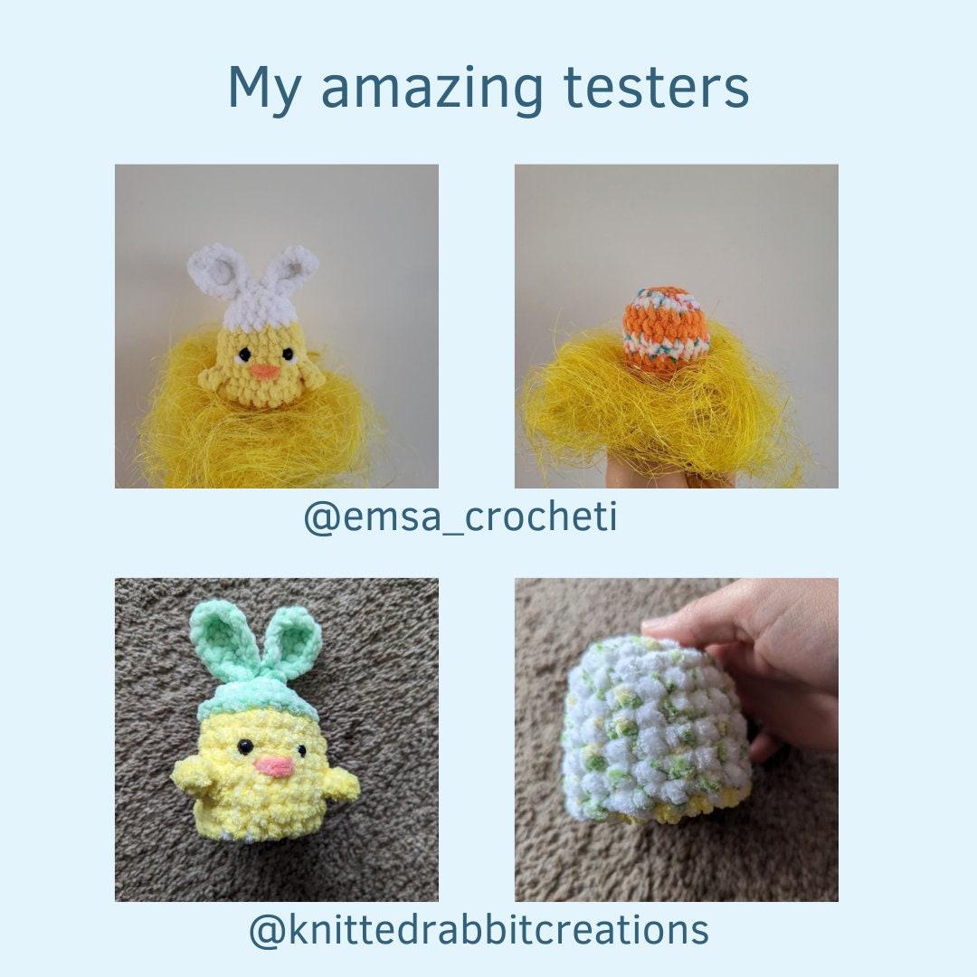 Reversible Easter Eggs Amigurumi PDF Crochet pattern bunny chick Flip thumbnail 6