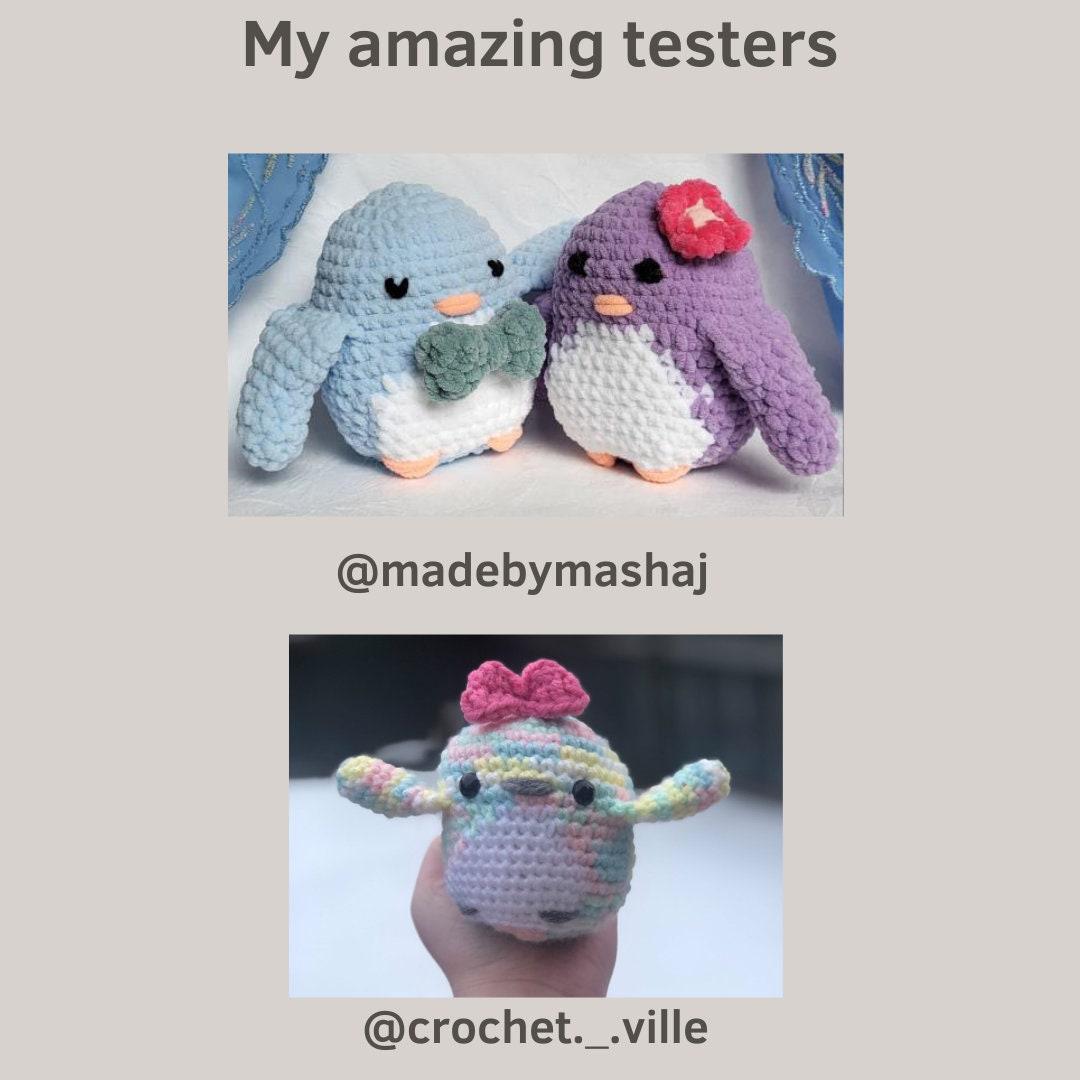 Chubby penguin no sew crochet pattern amigurumi PDF thumbnail 4