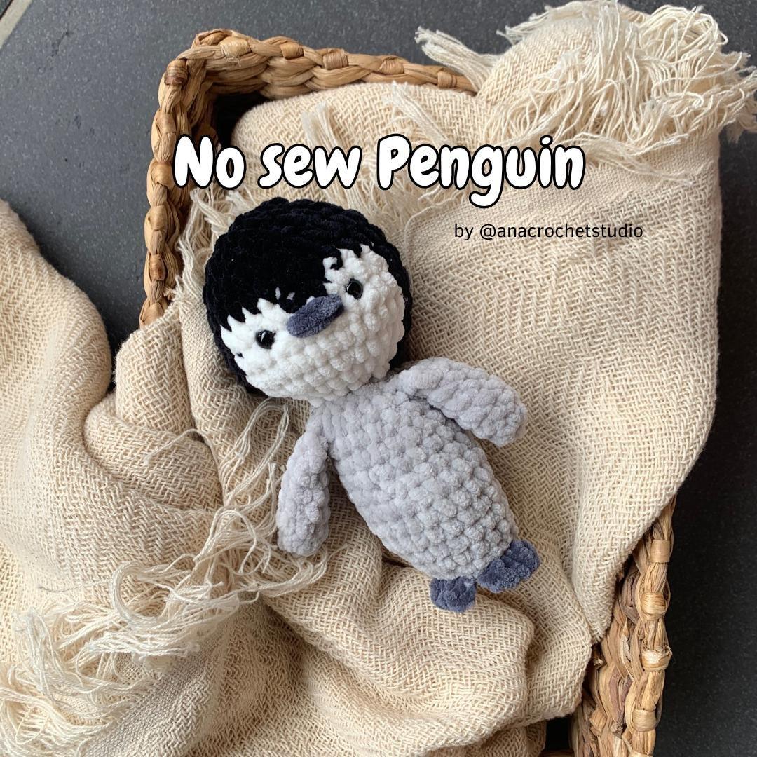 Snowy Animals No sew PDF Crochet pattern Amigurumi: Penguin, Seal and Snow Leopard thumbnail 2