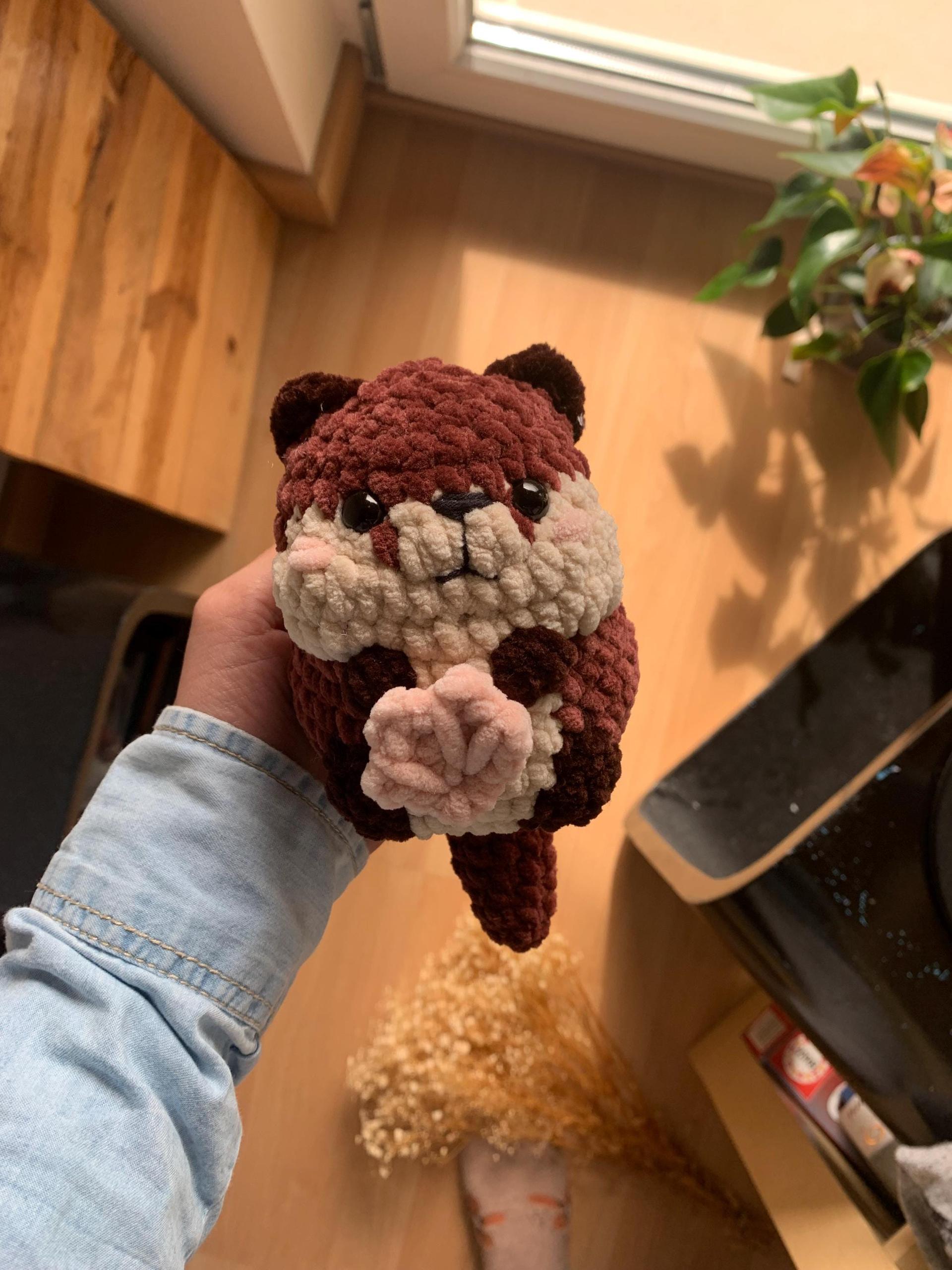Chubby Otter No sew PDF Crochet pattern Amigurumi thumbnail 6