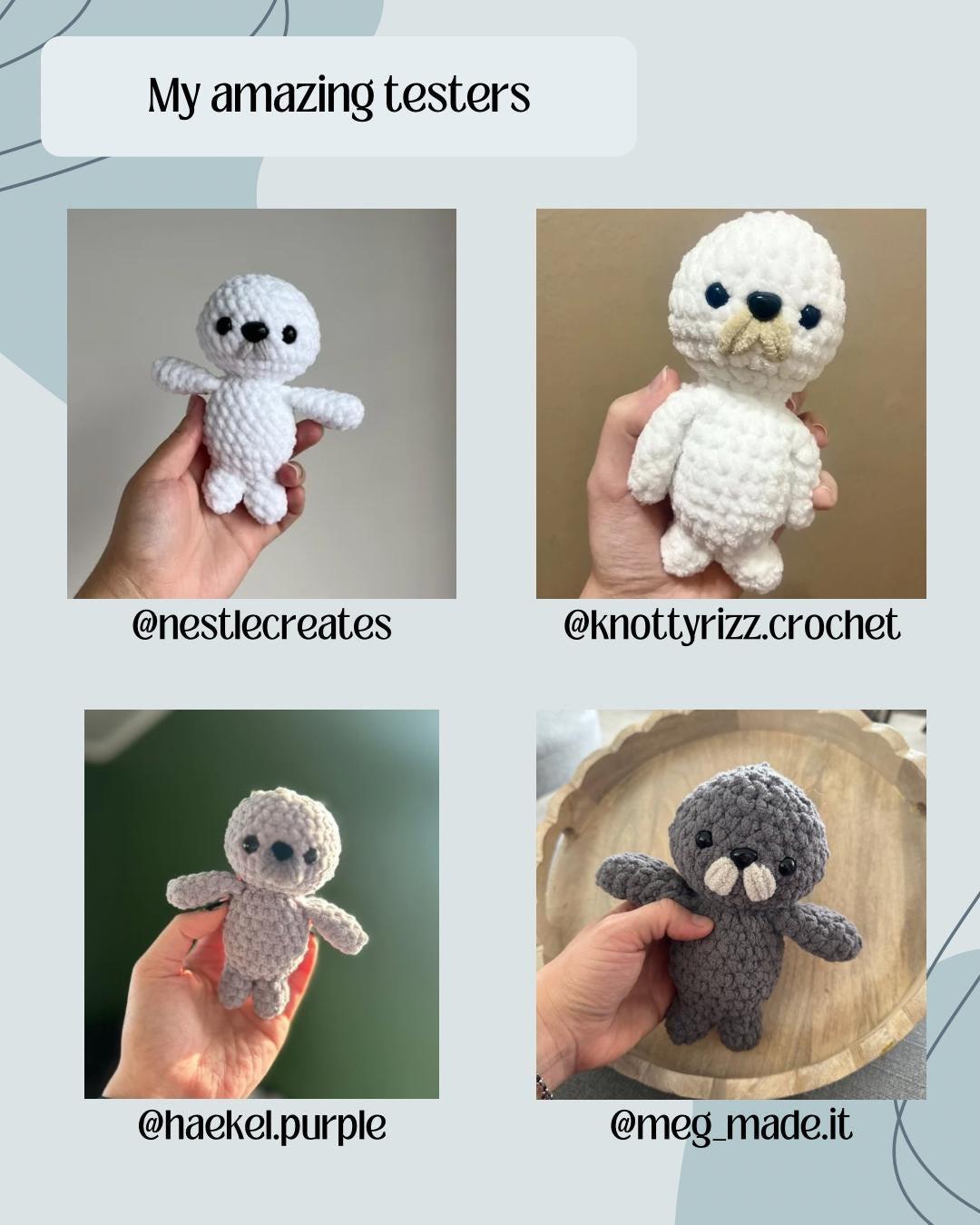 Seal No sew PDF Crochet pattern Amigurumi thumbnail 4