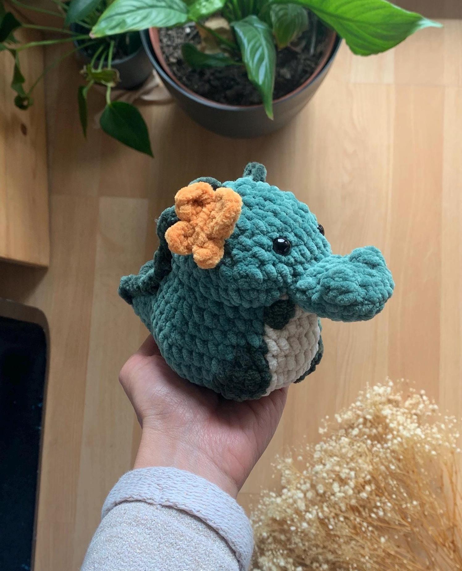 Chubby Crocodile No sew PDF Crochet pattern Alligator Amigurumi thumbnail 6
