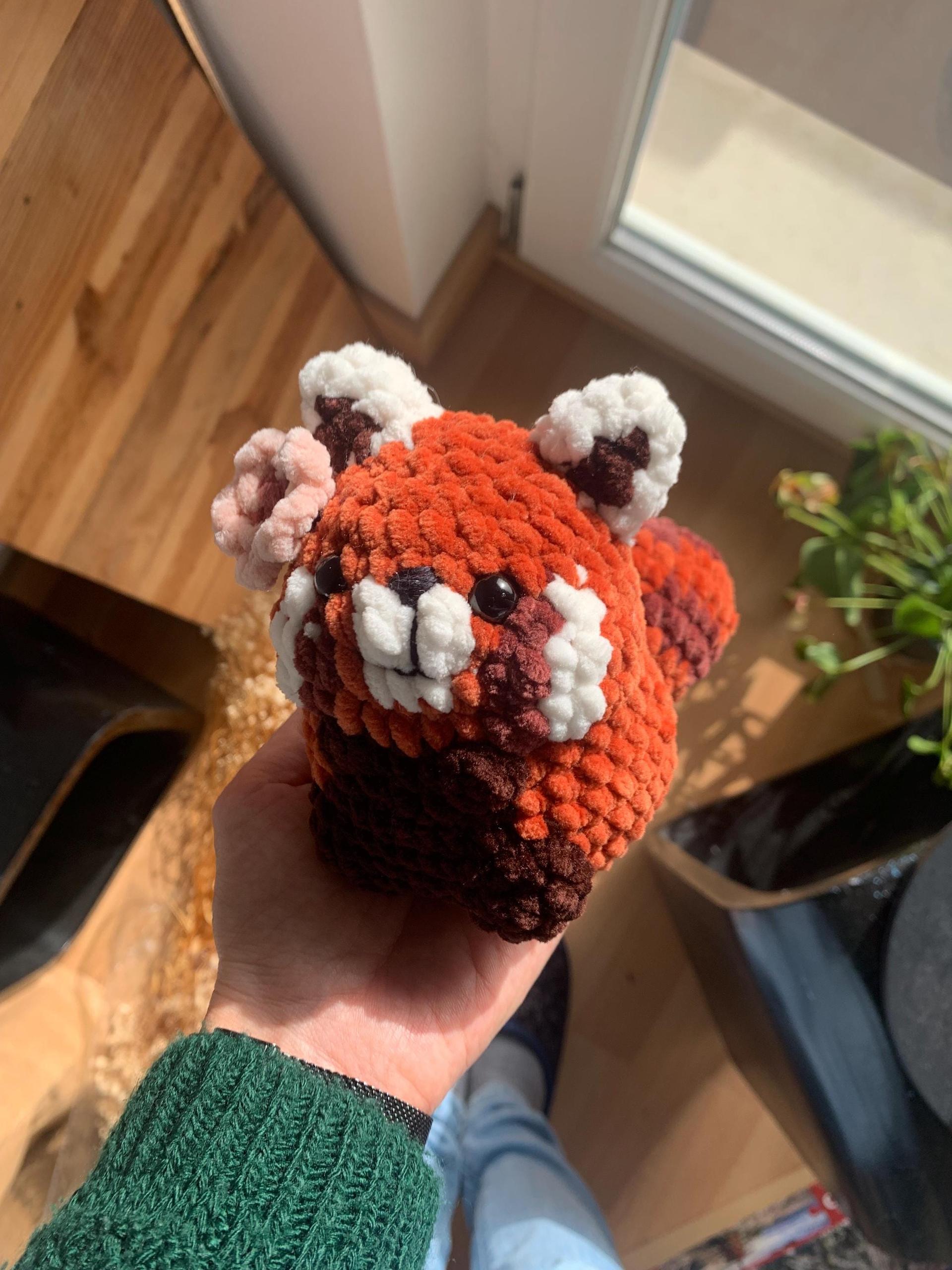 Panda and Red Panda No - Low sew PDF Crochet pattern Chubby Amigurumi thumbnail 6