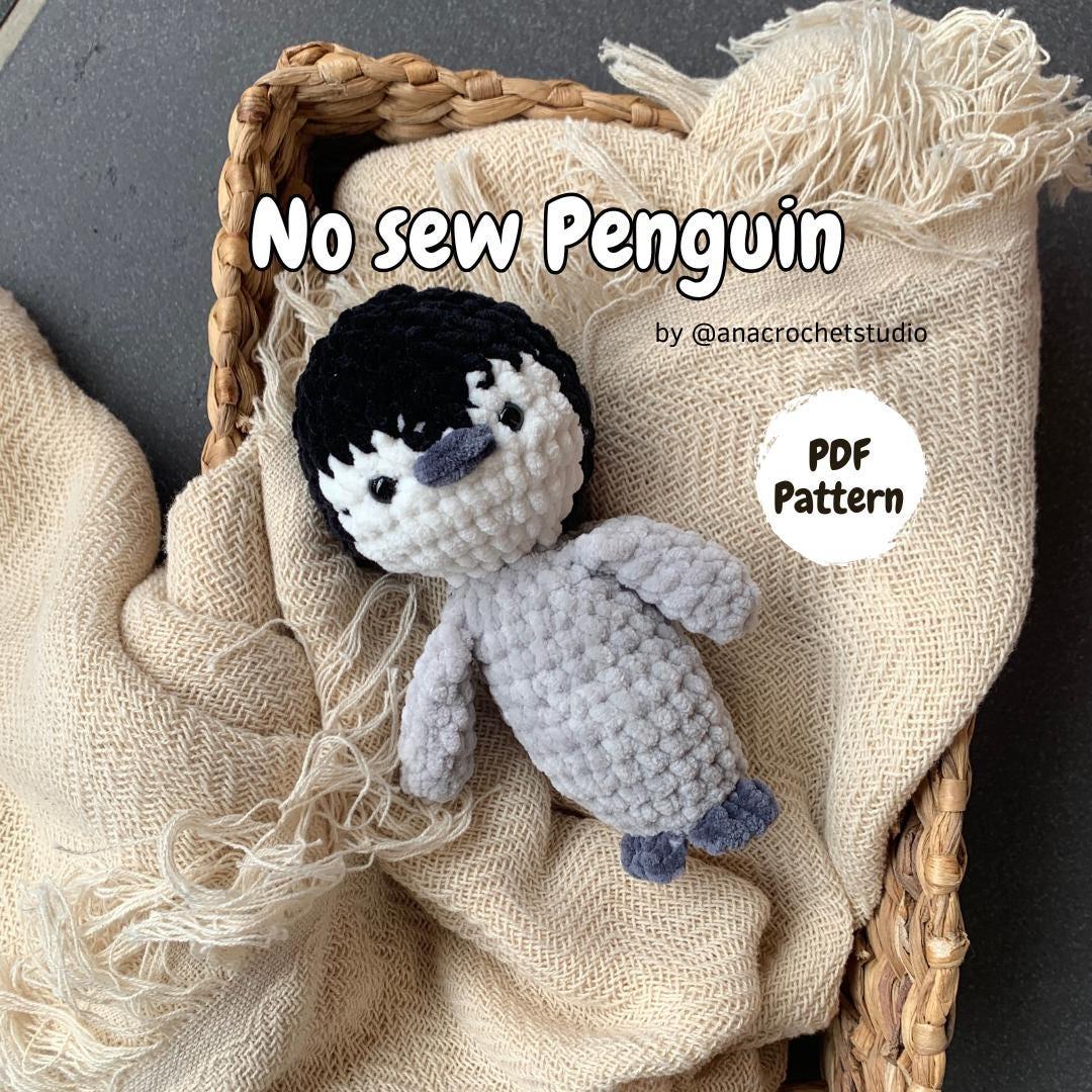 Penguin No sew PDF Crochet pattern Amigurumi