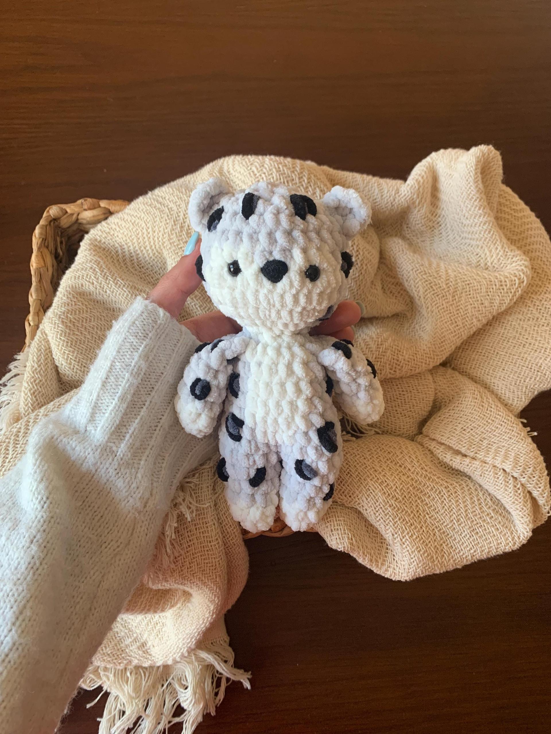 Snow Leopard No sew PDF Crochet pattern Amigurumi thumbnail 3
