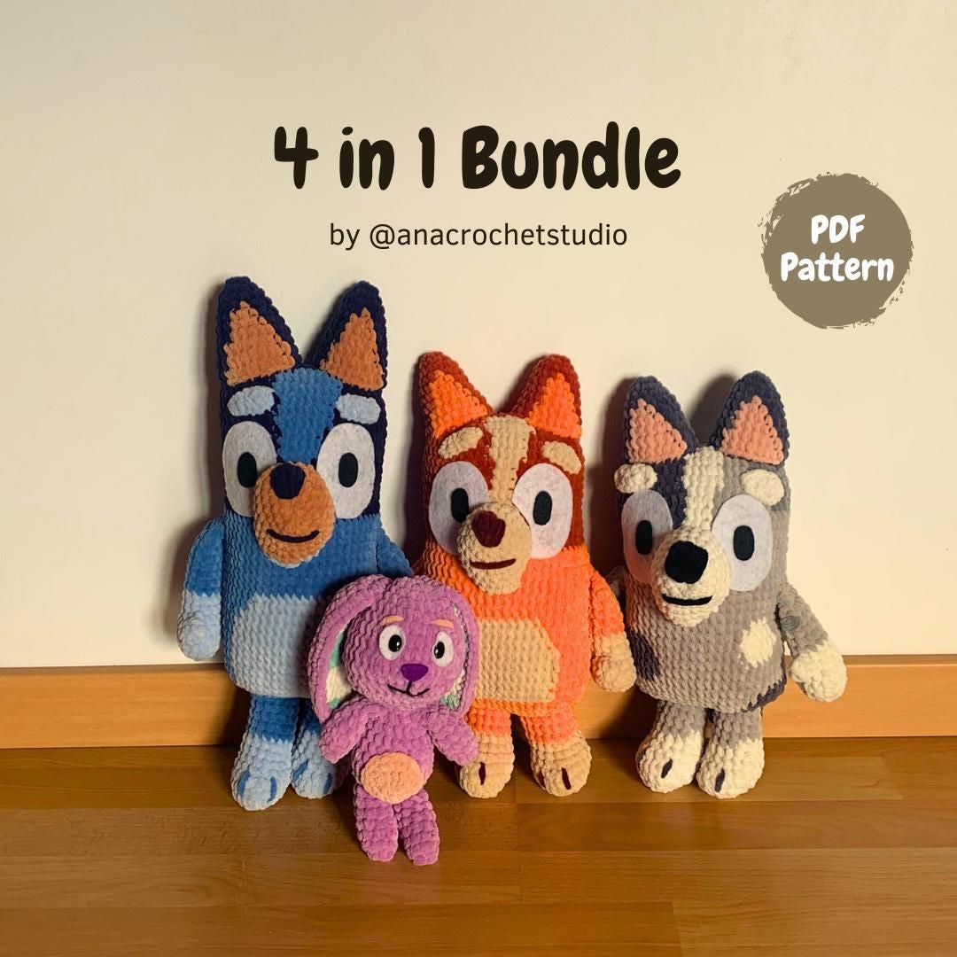 Heelers dogs and Bunny Crochet Patterns: Amigurumi Plushie Bundle (PDF Pattern) thumbnail 9