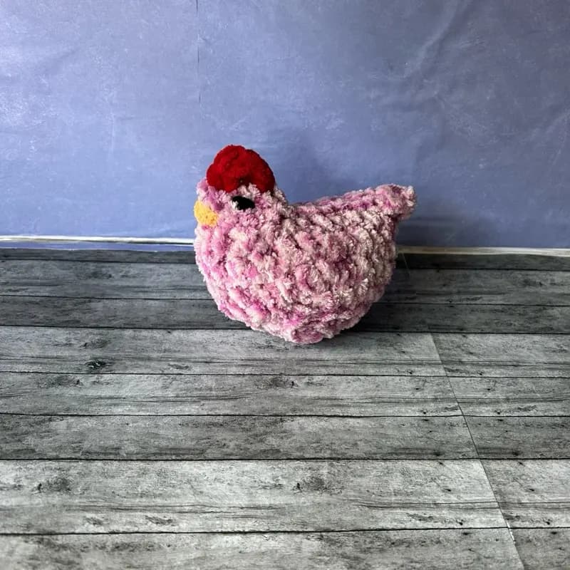 Limited Edition Handmade Crochet Chicken Plushie thumbnail 4