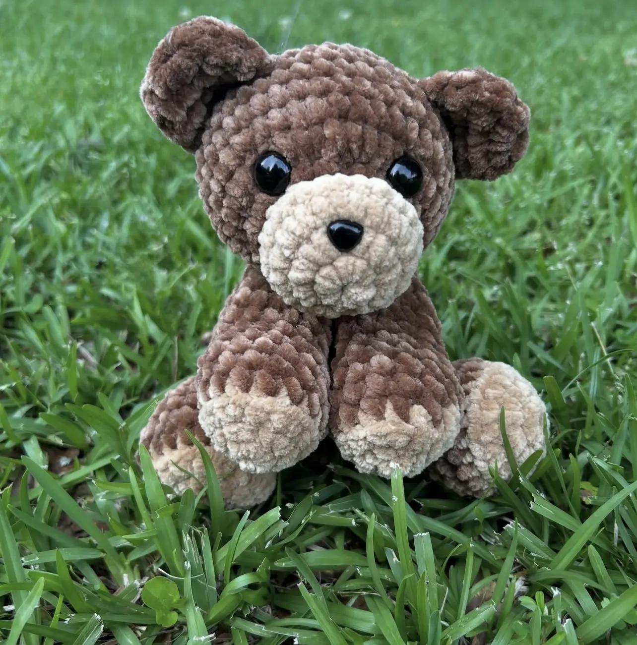 Handmade Crochet Bear Plushie