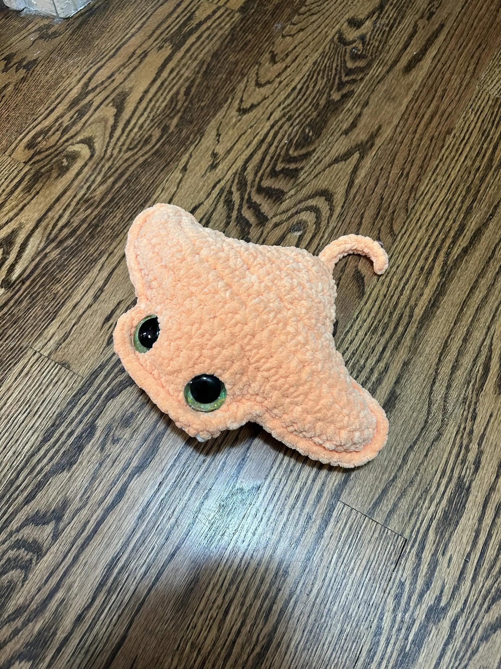 Handmade Crochet Stingray Plushie