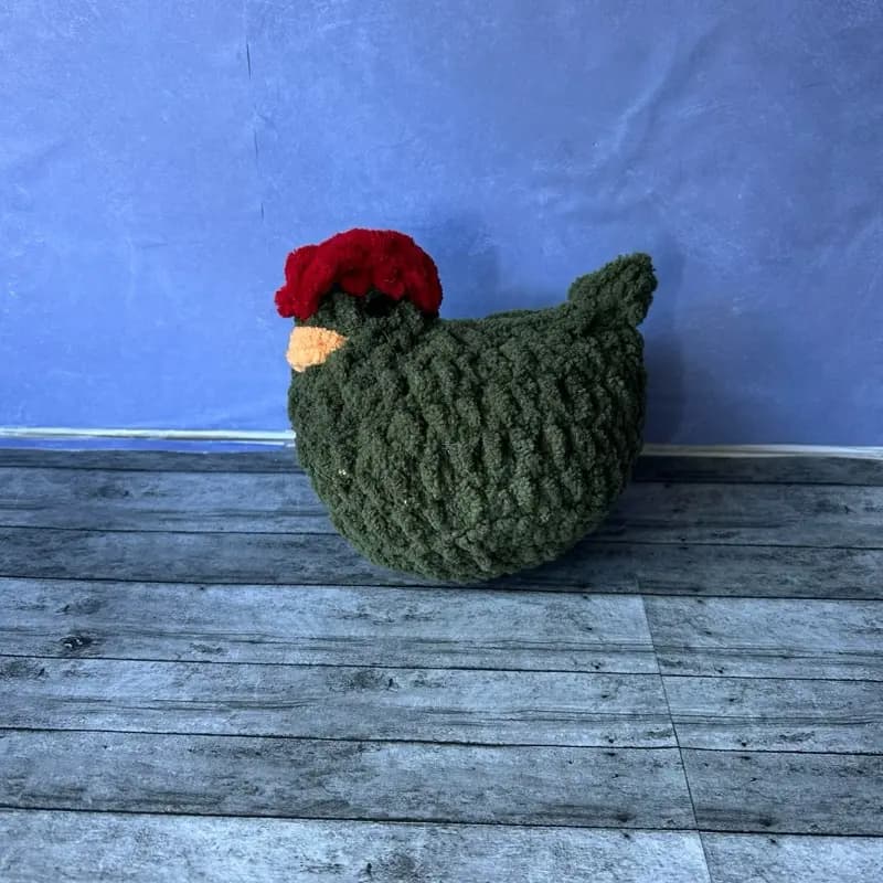 Limited Edition Handmade Crochet Chicken Plushie thumbnail 2