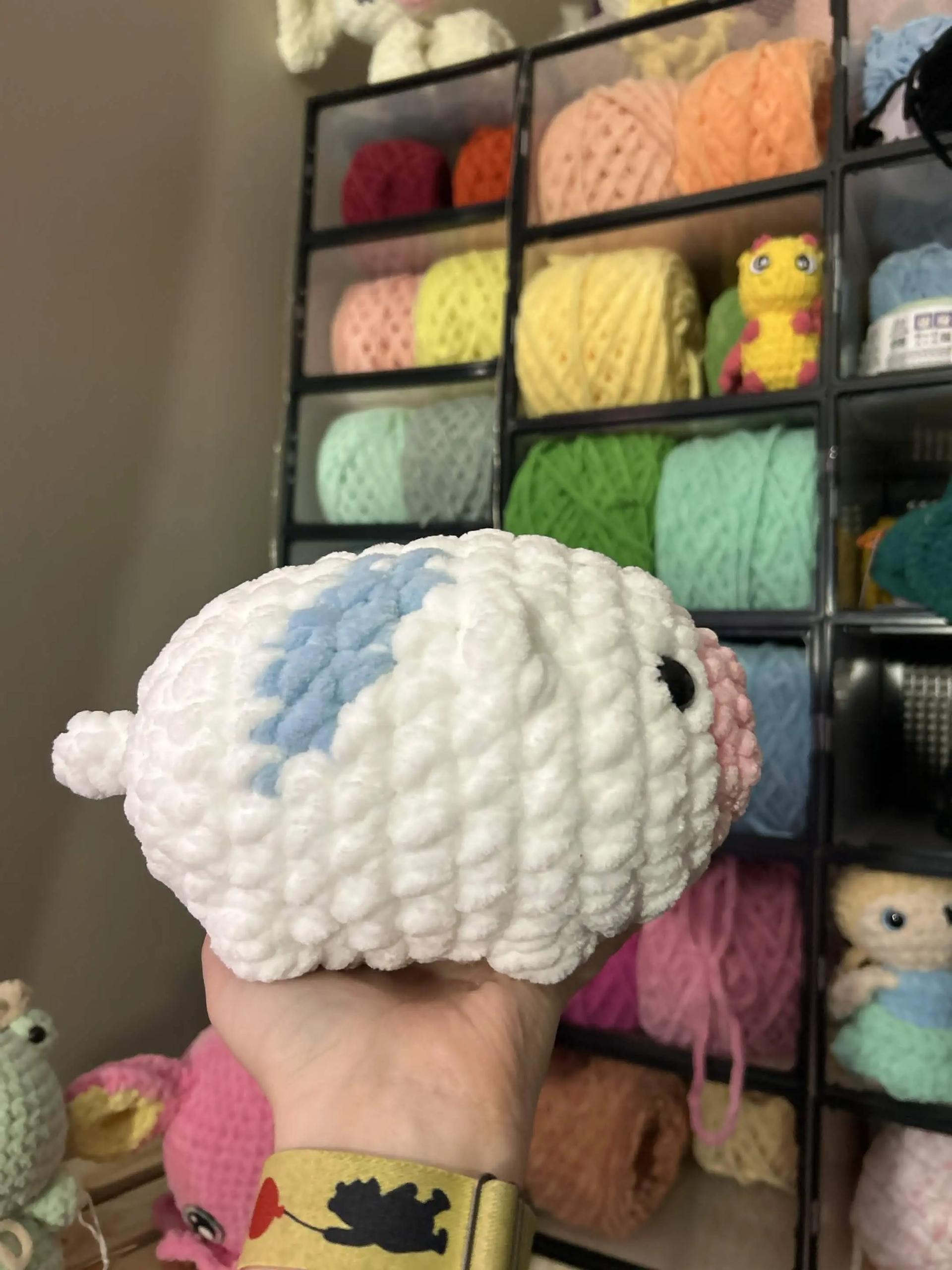Handmade Crochet Cow Loaf thumbnail 2